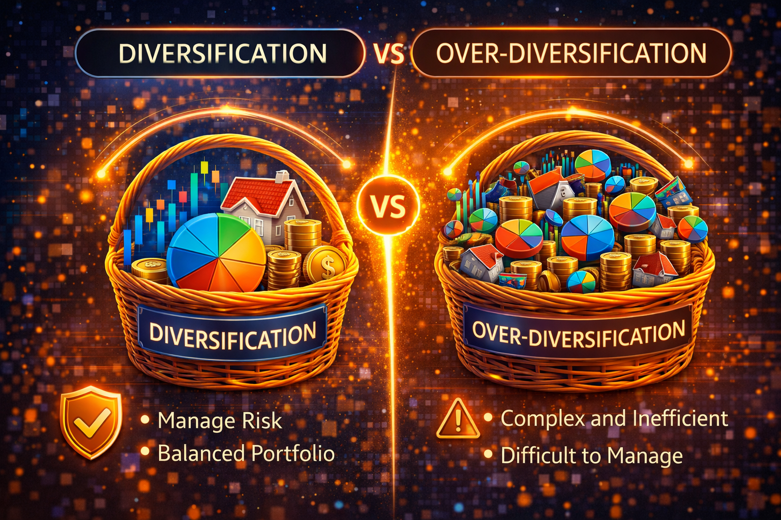 Diversification vs Over-Diversification