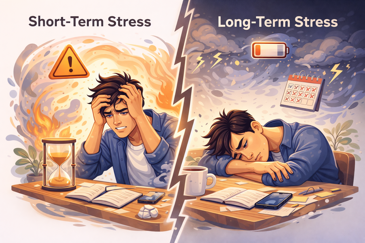 Short-Term vs Long-Term Stress
