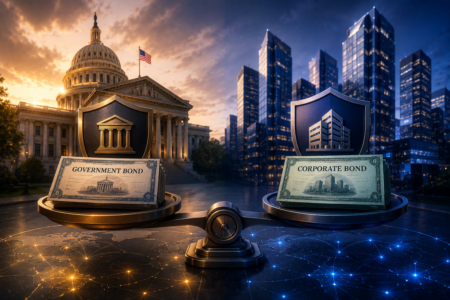 Government Bonds vs Corporate Bonds