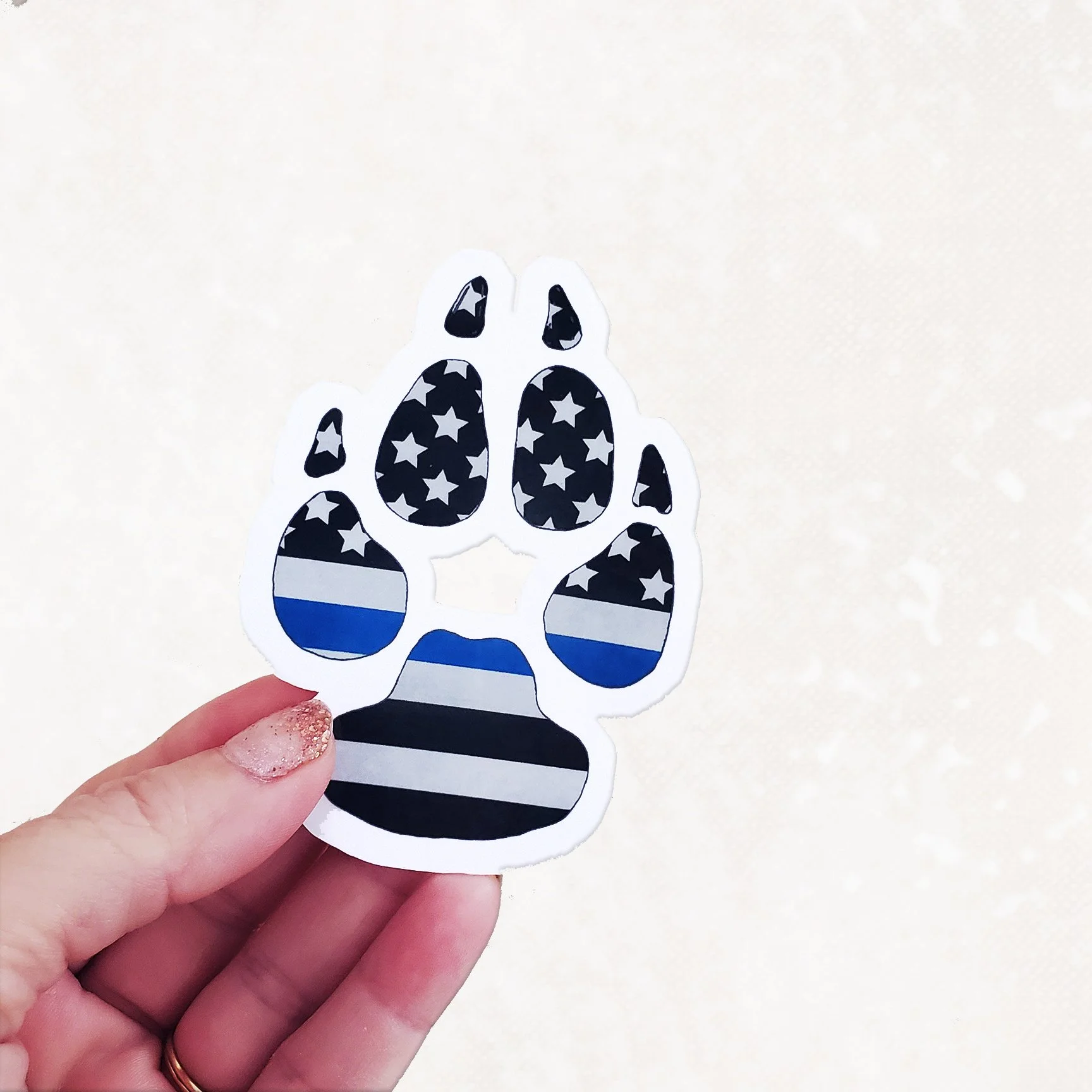 Thin Blue Line Paw