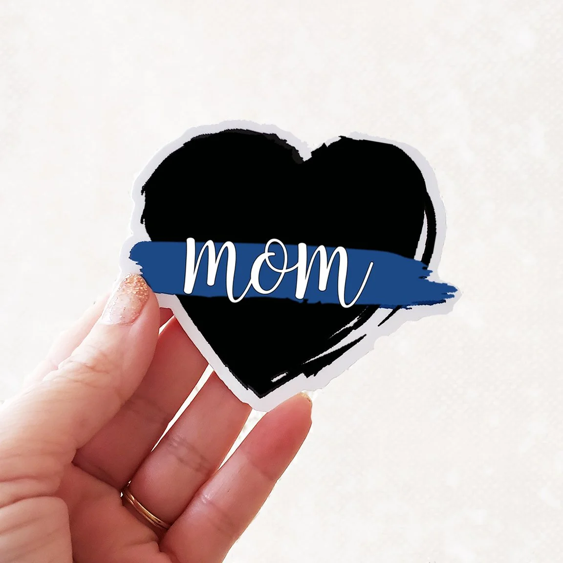 Police / Fire Heart - mom