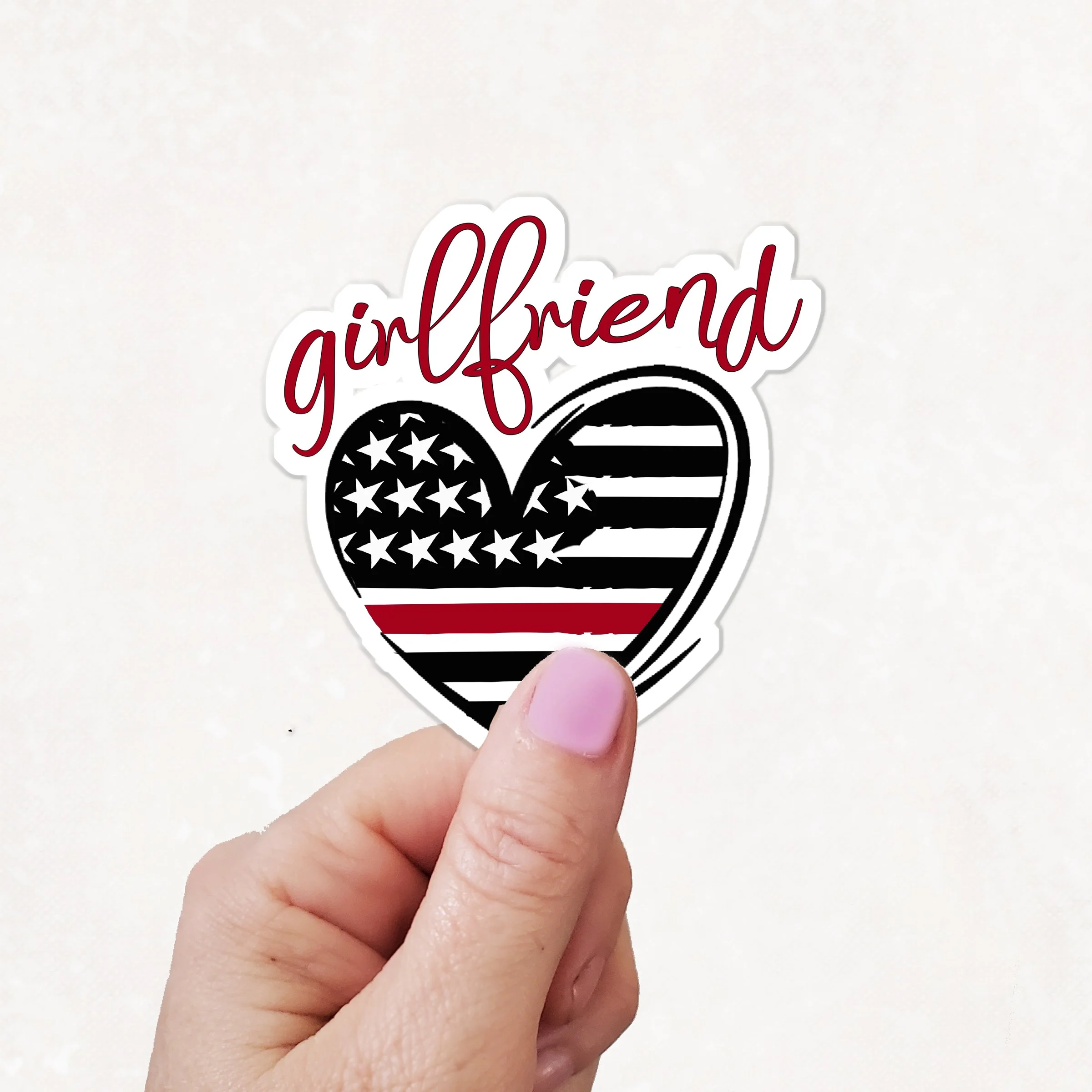 hand drawn heart GIRLFRIEND sticker mockup RED.jpg