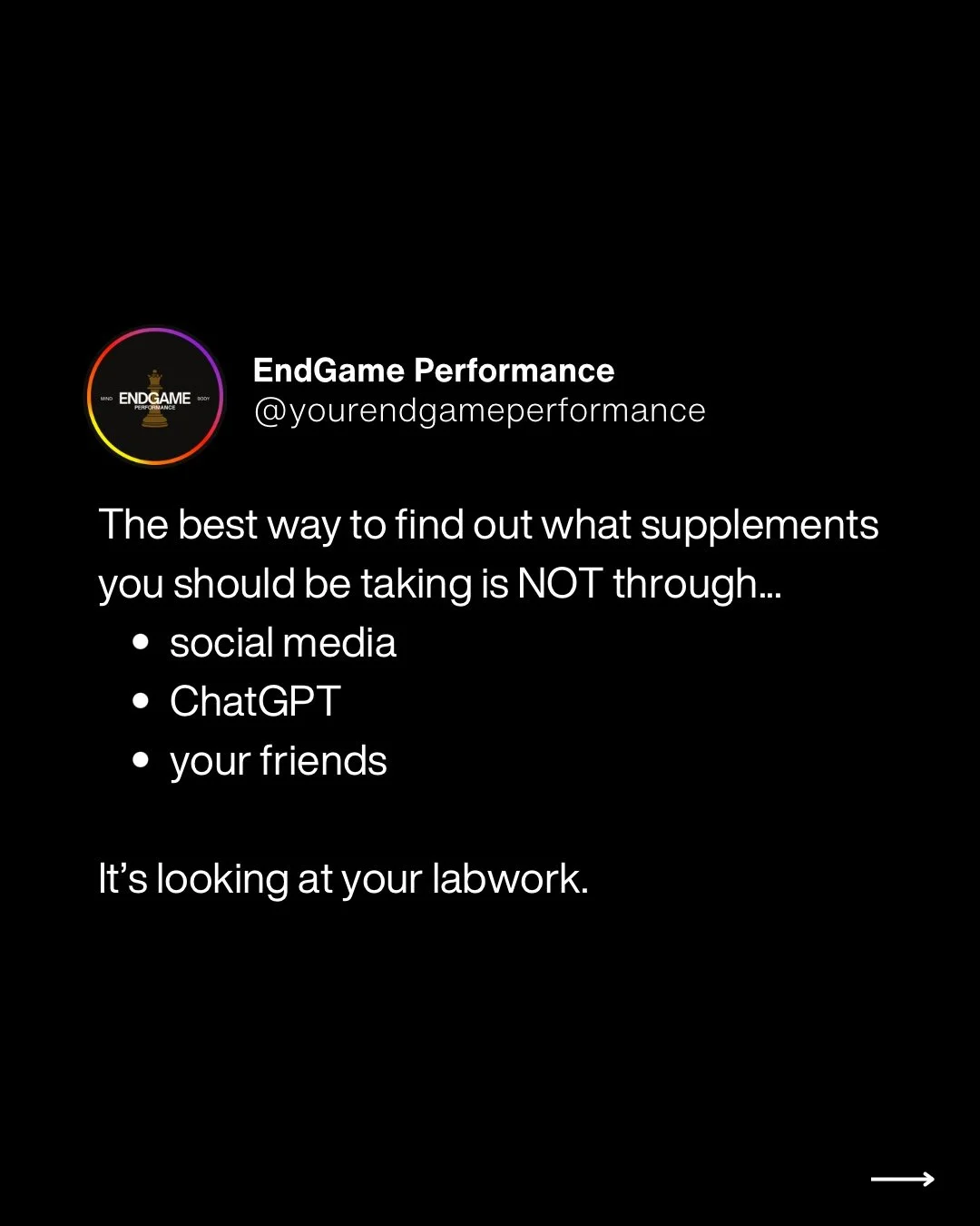 Most people come to us already taking a handful of supplements.
When we ask why they're taking it, the answer is usually one of these:
"it worked really well for my friend, they told me I should take it"
"I looked up x, y, z symptoms o