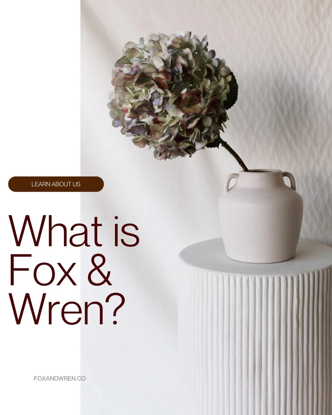 What is Fox &amp; Wren? Find out here. 🌸 Check it out! DM us if you have any questions.