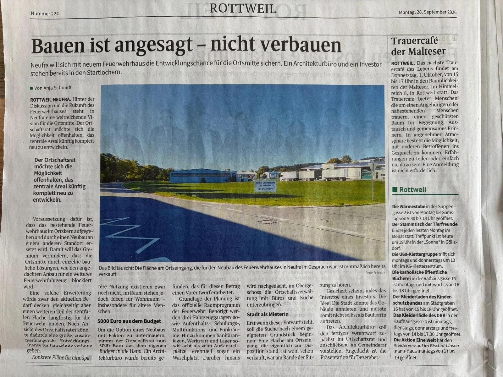 Neufra 2030 geht in die nächste Phase