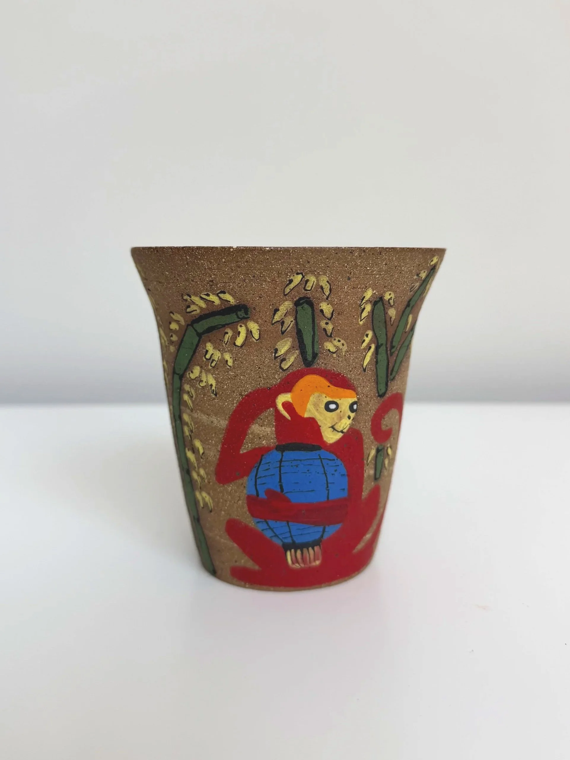 Monkey in a Bamboo Forest Cup
