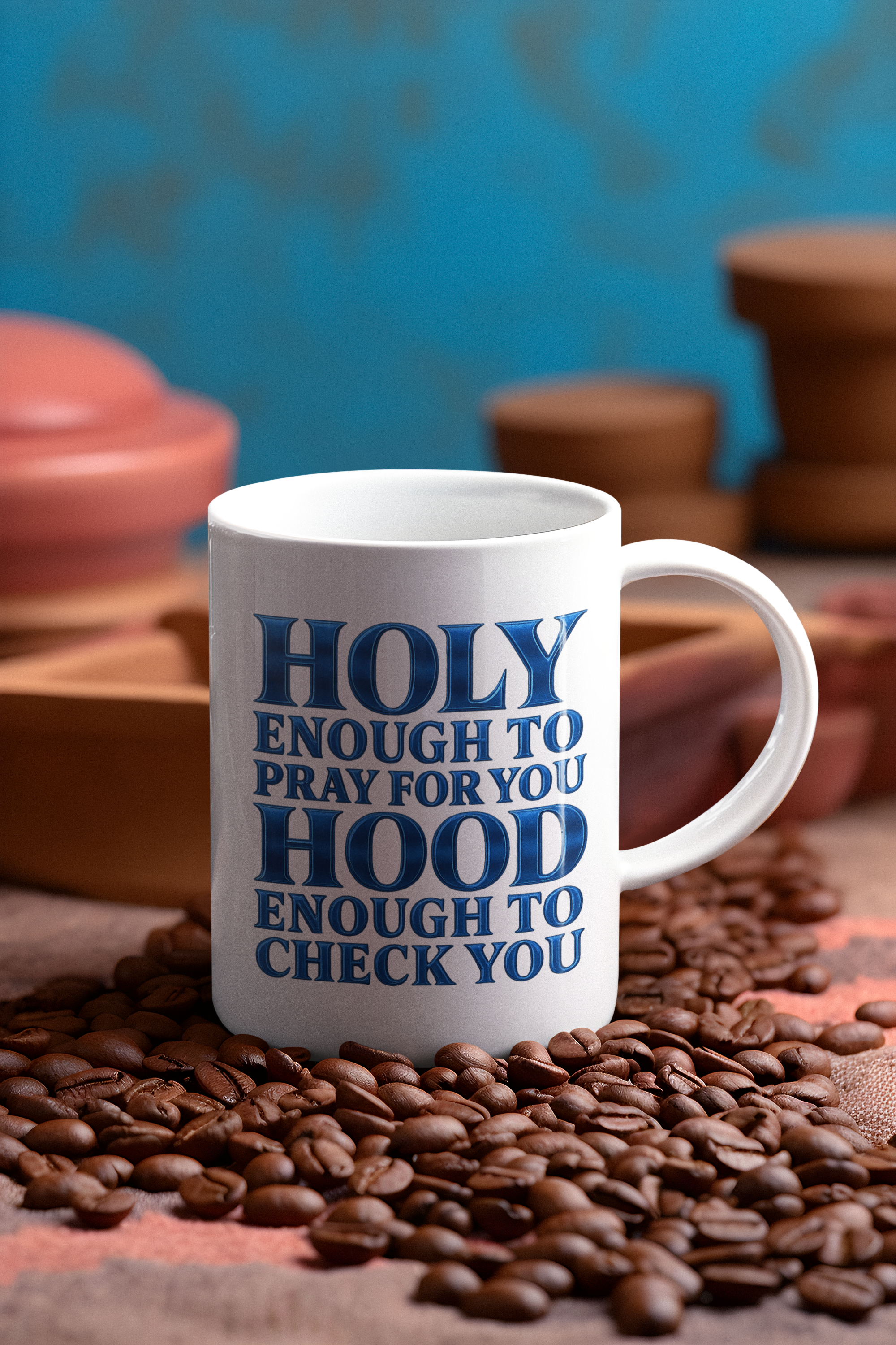 Holy / Hood (Blue) Coffee Mug