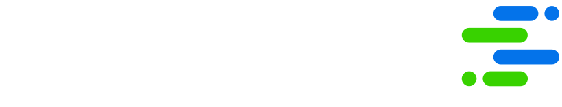 Syndigo logo with stylized blue and green lines