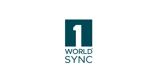 WorldSync logo with a stylized number one and the words 'WorldSync' below it.
