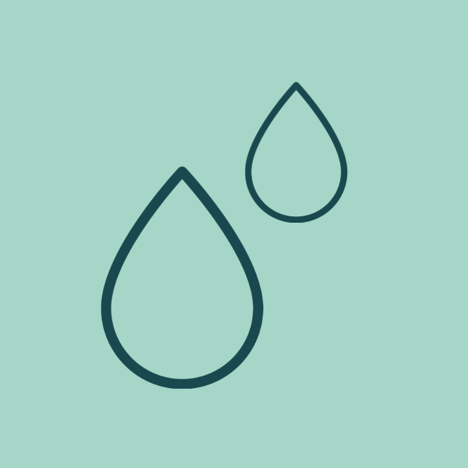 Green water droplet icon representing Pollution and Environmental Liability coverage.