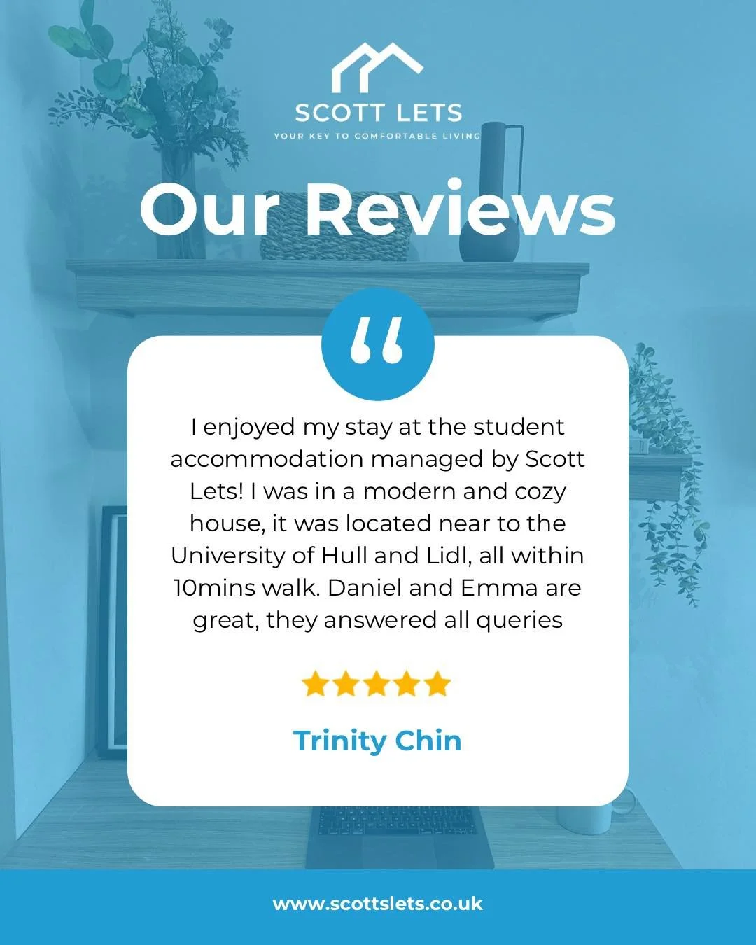 We let our tenants do the talking. Just honest feedback from people who&rsquo;ve actually lived with us as a trusted student landlord in Hull.

Searching for student accommodation in Hull for September? Link in bio to book a viewing 

#hullstudentliv