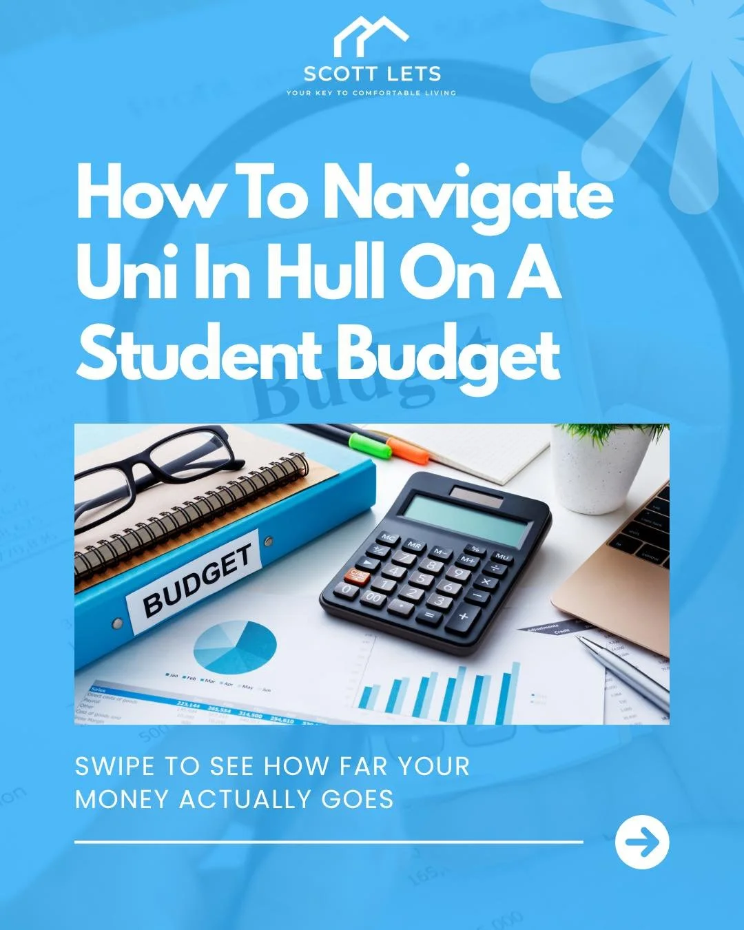 Whether you are moving from across the country or arriving from abroad, your student budget goes further in Hull than almost anywhere else in the UK. At Scott Lets we make it even easier with fully furnished, bills included student apartments near th