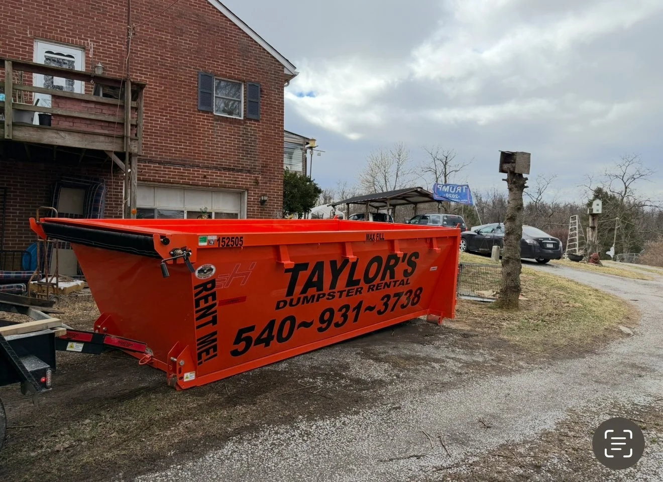 3-DAY (15 YARD DUMPSTER)