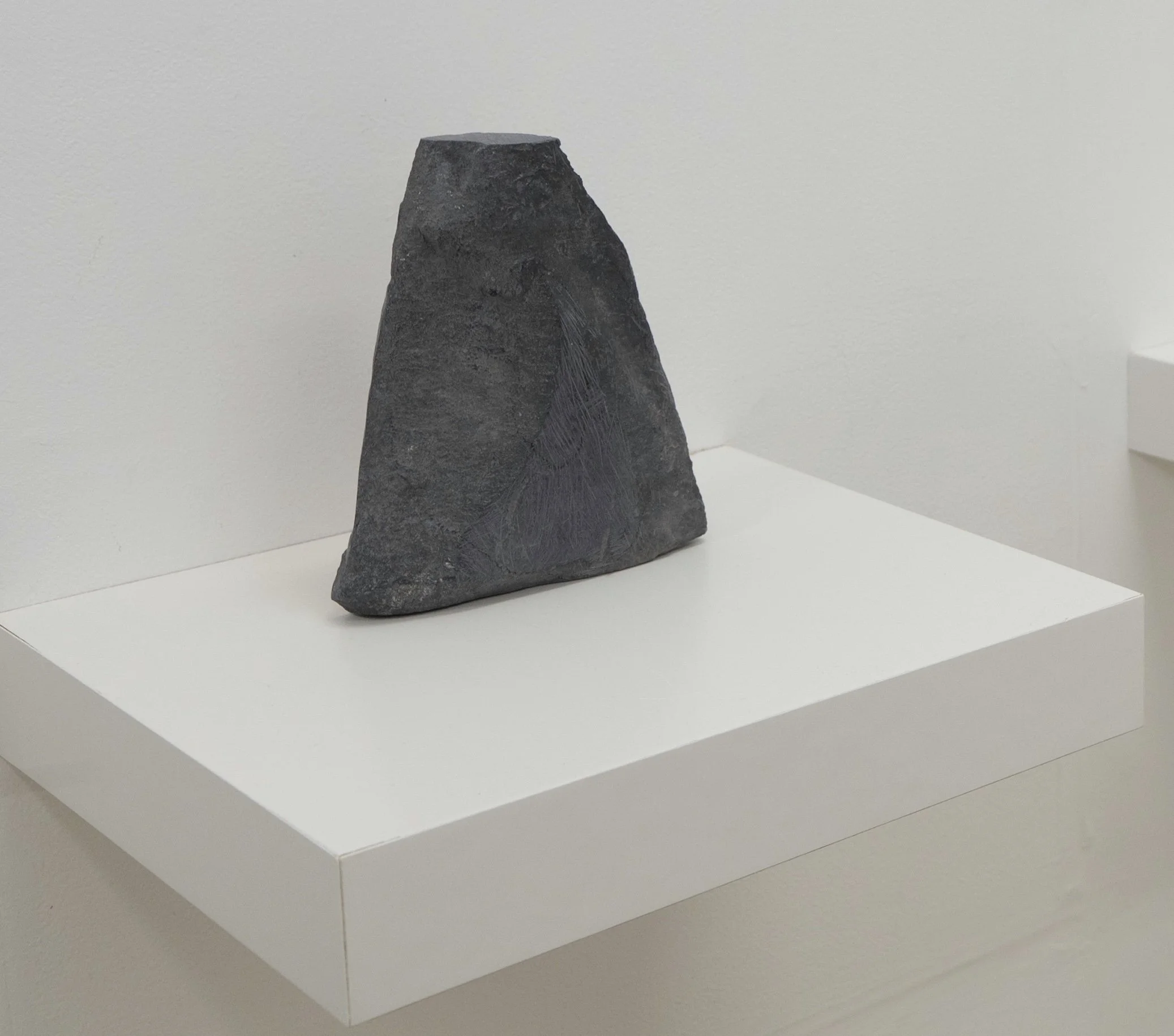 (As if time were swelling, a huge wave), 2025, Soapstone, 7” x 5” x 1”
