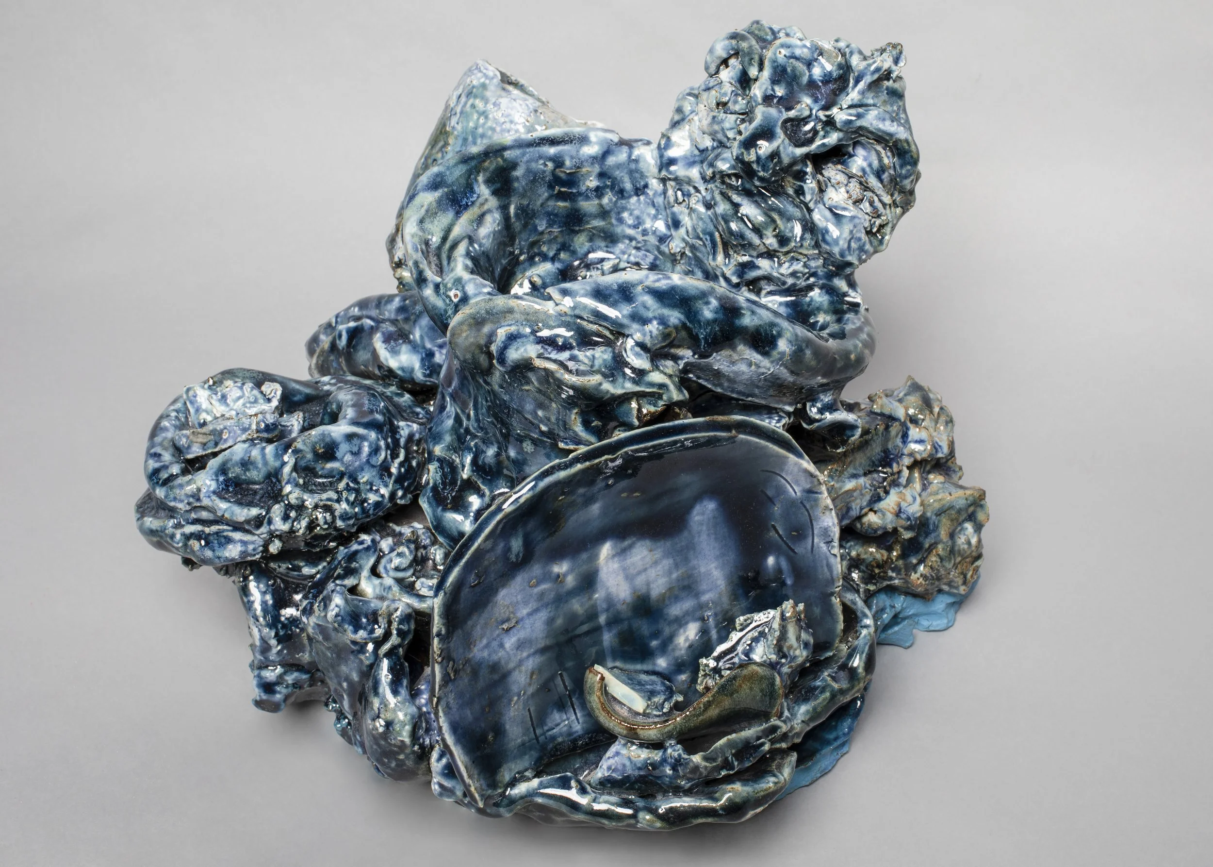 
Figure/Vessel, Glazed ceramic, 11” X 8.5” X 11”, 2021