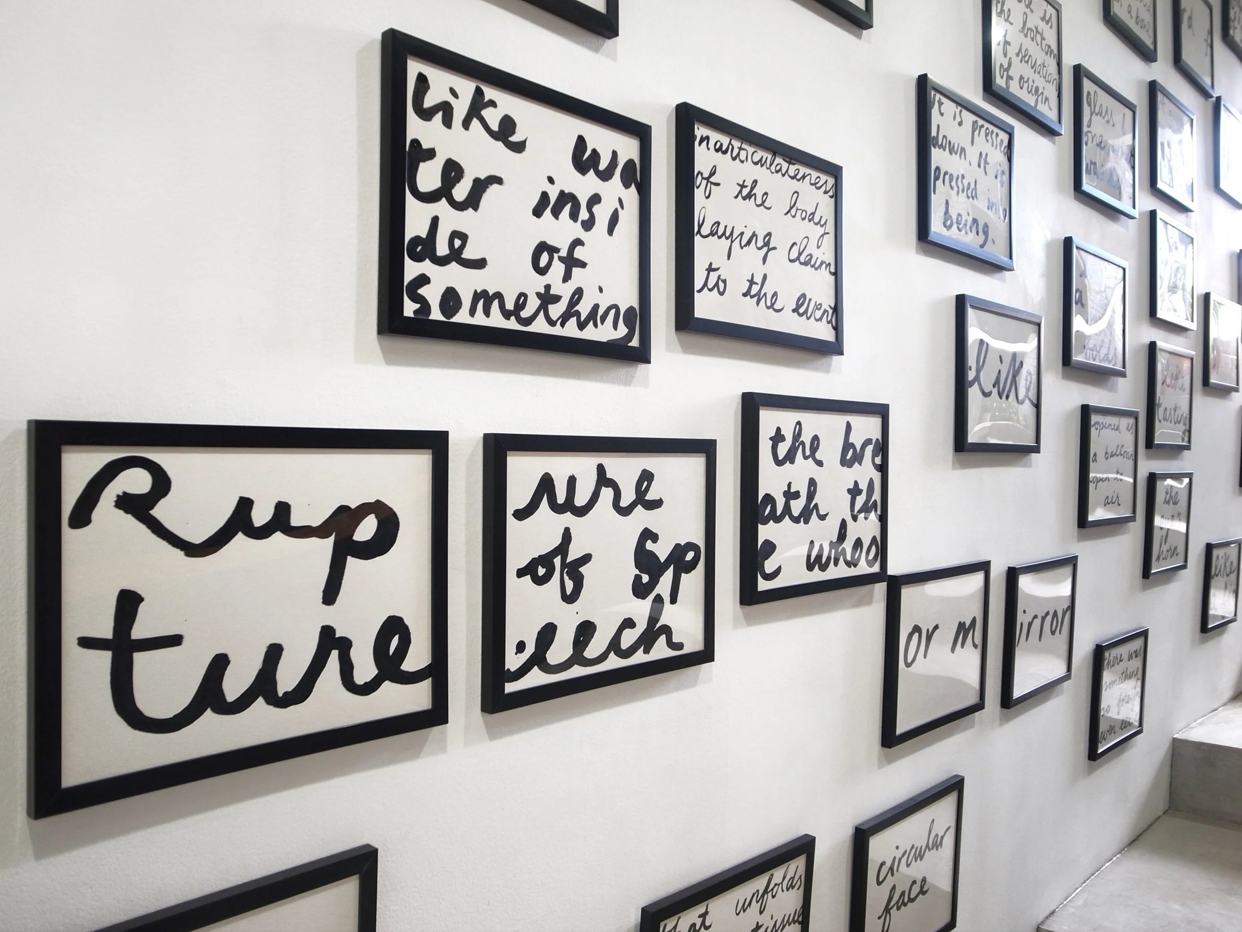 Installation of "Loquela" in Criers 