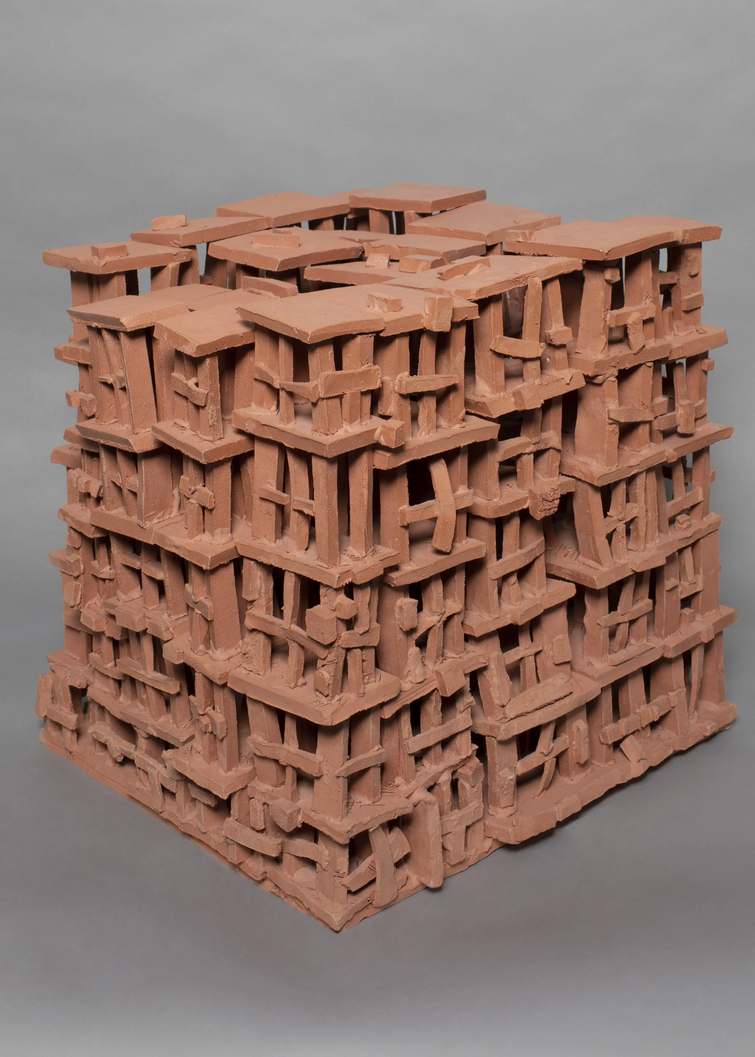 Installation view of “Amok” (V), Artshack Gallery, ceramic sculpture, dimensions variable, 2022