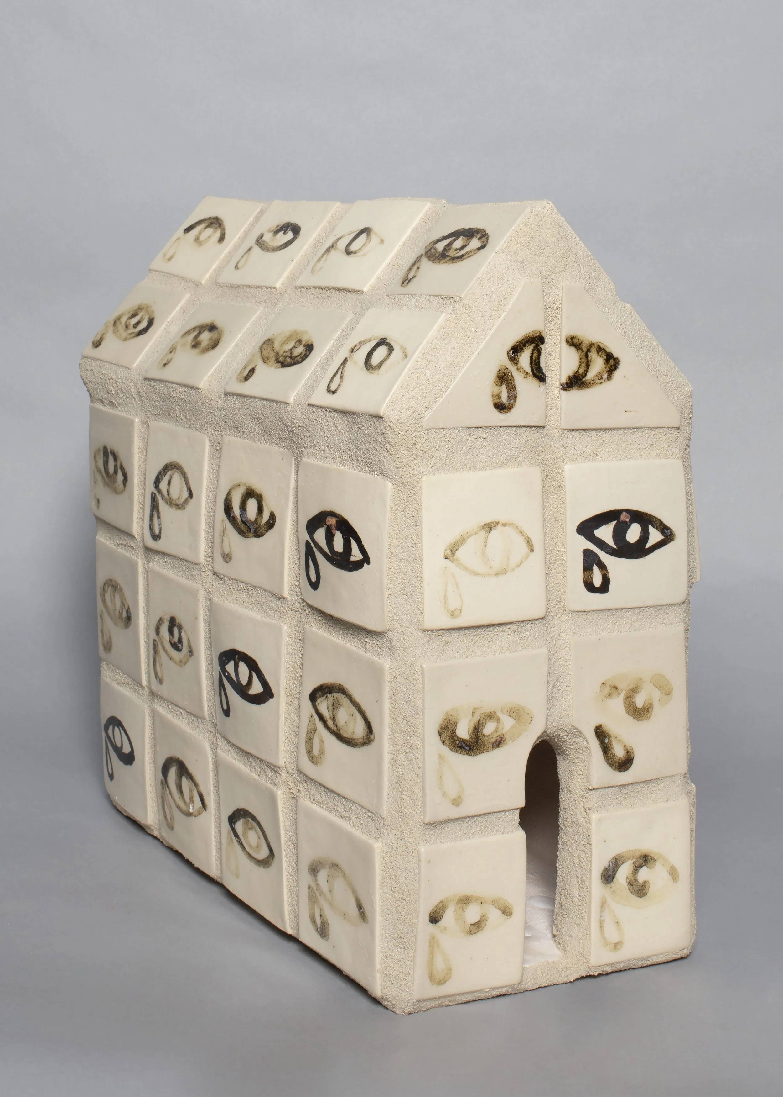 House of Tears, 12” X 5” X 10”, Glazed ceramic and grout, 2021-22