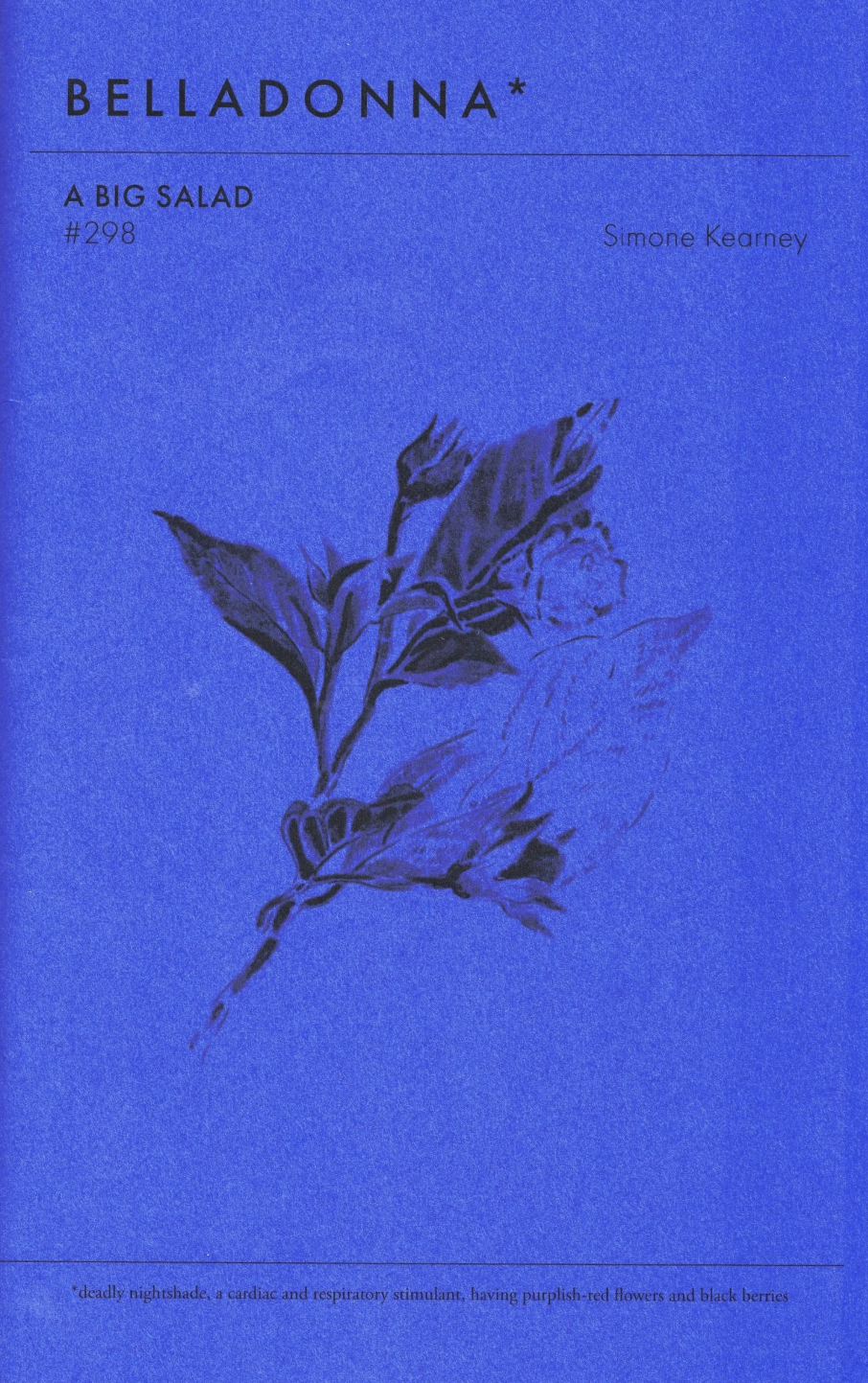 A Big Salad (An Excerpt), Belladonna Collaborative, 2022