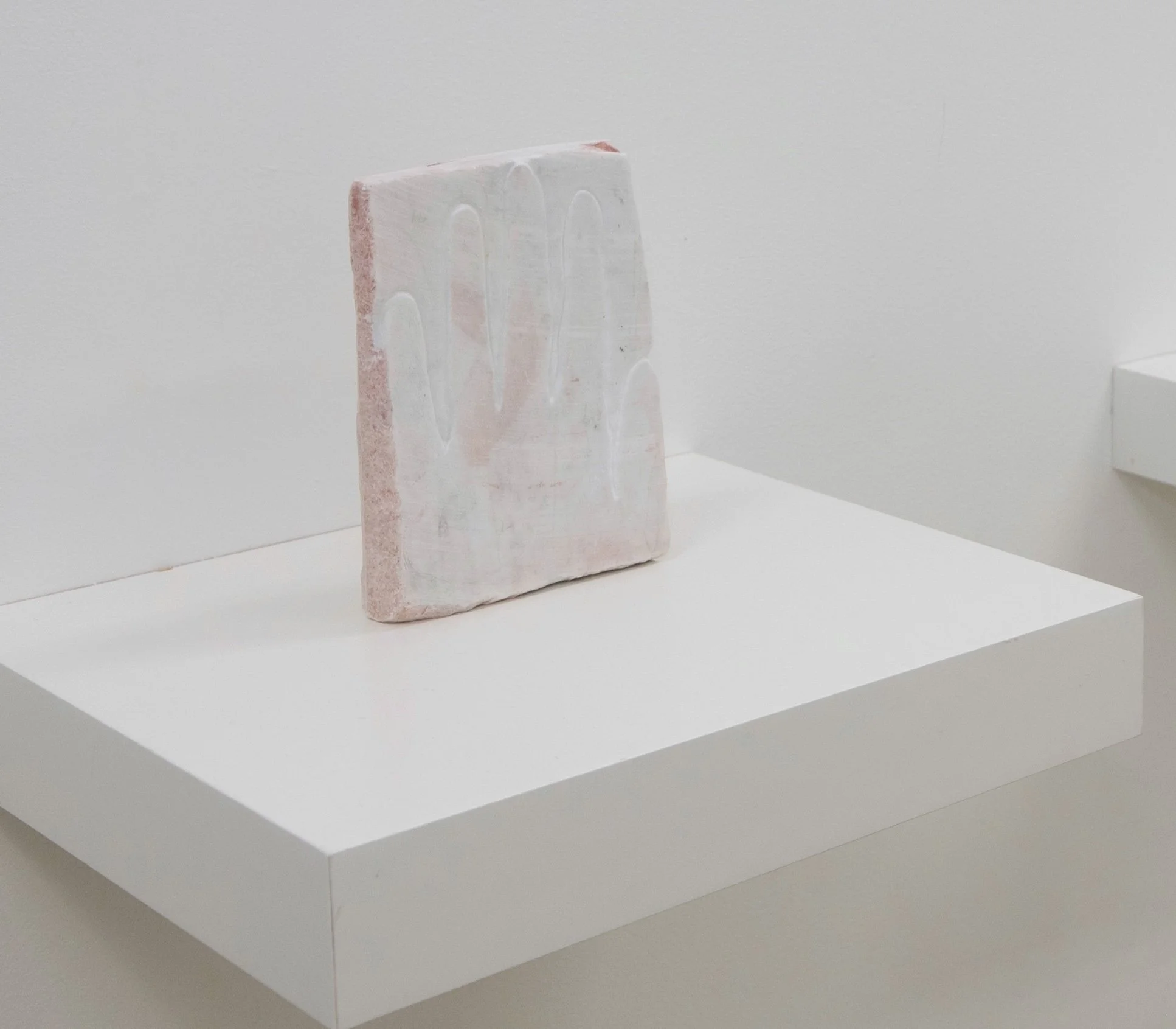 (Distance that flowers in your hand), 2025, Marble, 5” x 4 x 1” 

