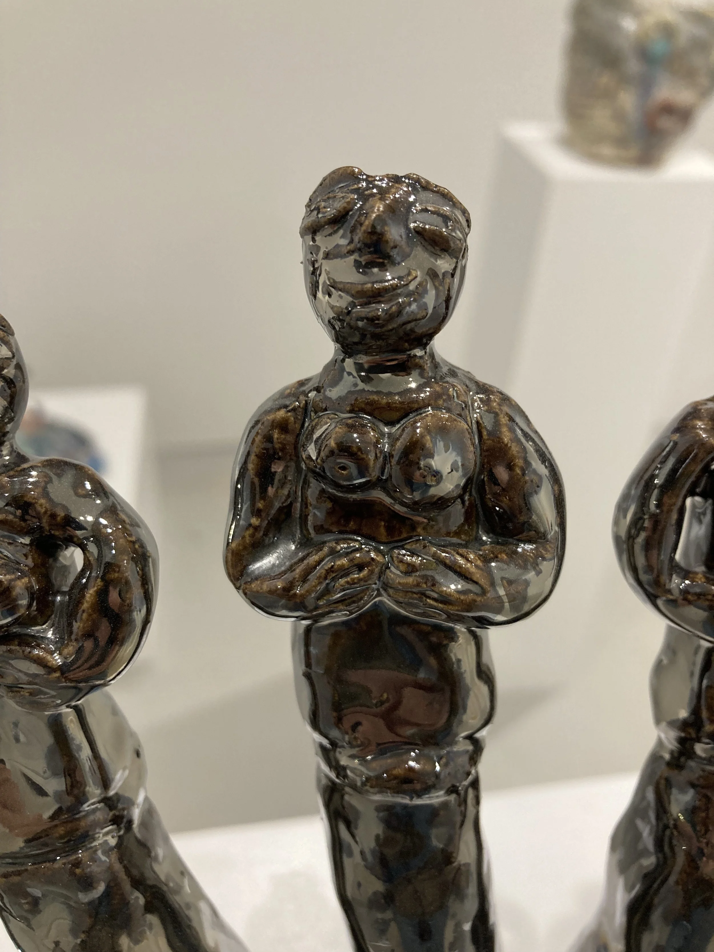 Hand, Glazed ceramic, 12.5” X 8” X 2”, 2021, (Detail ii)