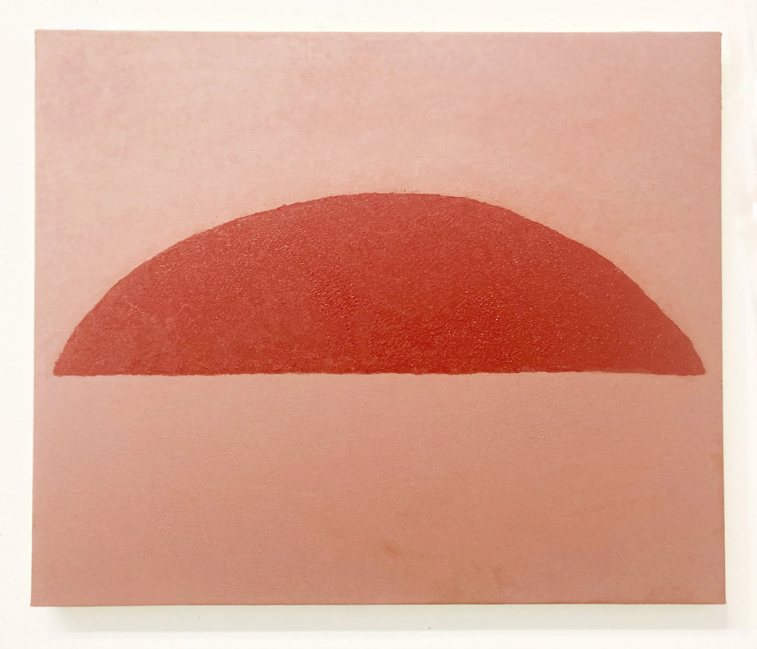 UFO (IV) or “The UFO is made of earth. It is of the mind. Or is it? Mind is earth. Mind is full of earth.”  2020, Oil on Linen, 20 X 24