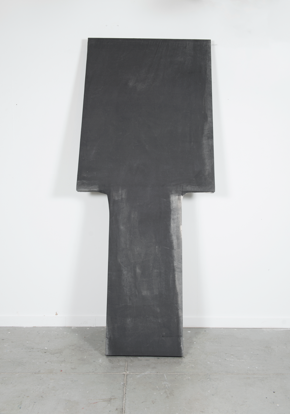 She Lives Alone, In Her House, 2016, Graphite, muslin, wood, 48" X 96" X 4"