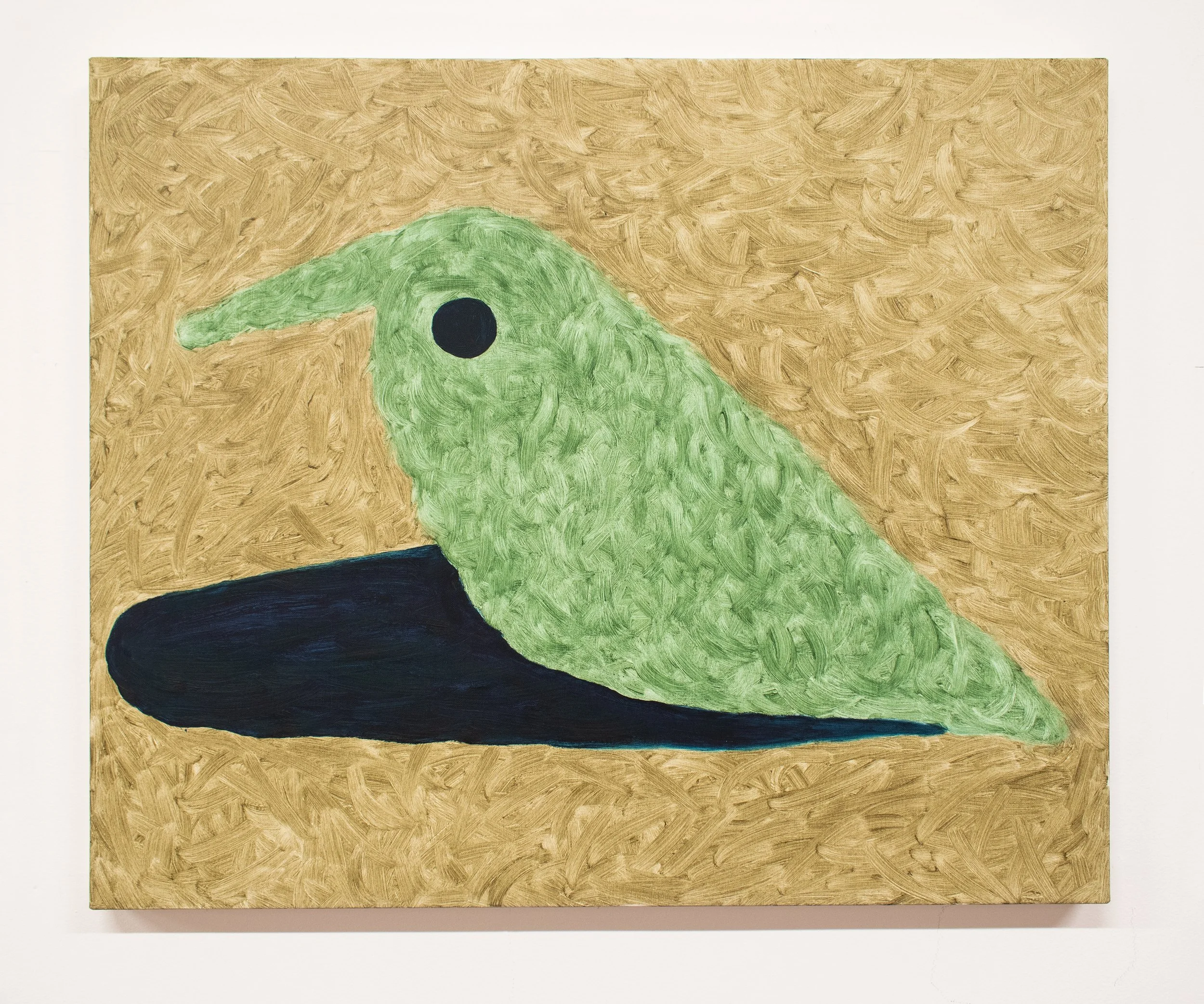 Bird or The Bird Is Flat But Full Of Song (II), 2021, Oil on Linen, 20 X 24