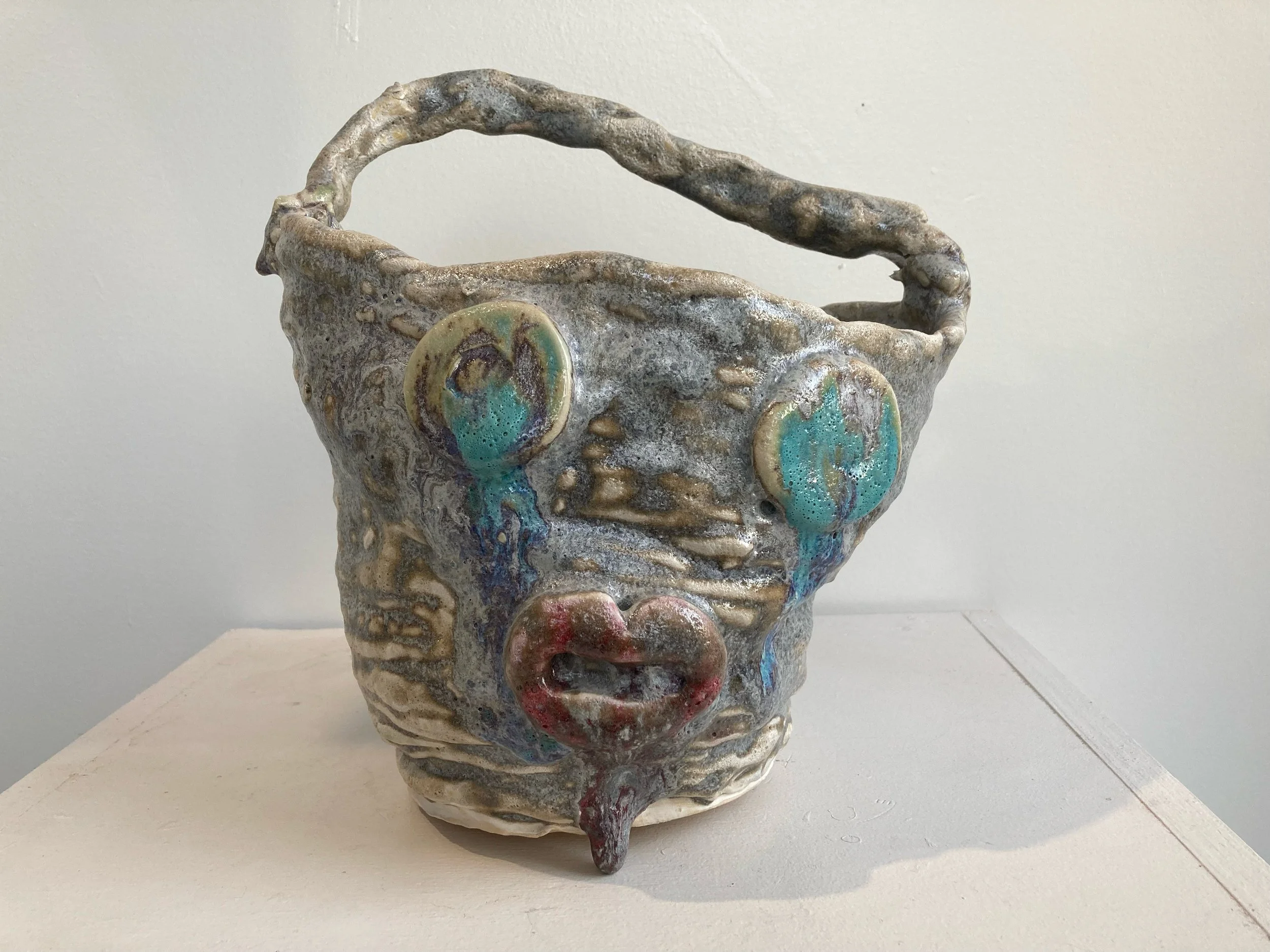 Carry Me, Glazed ceramic, 10.5” X 11” X 7.5”, 2021