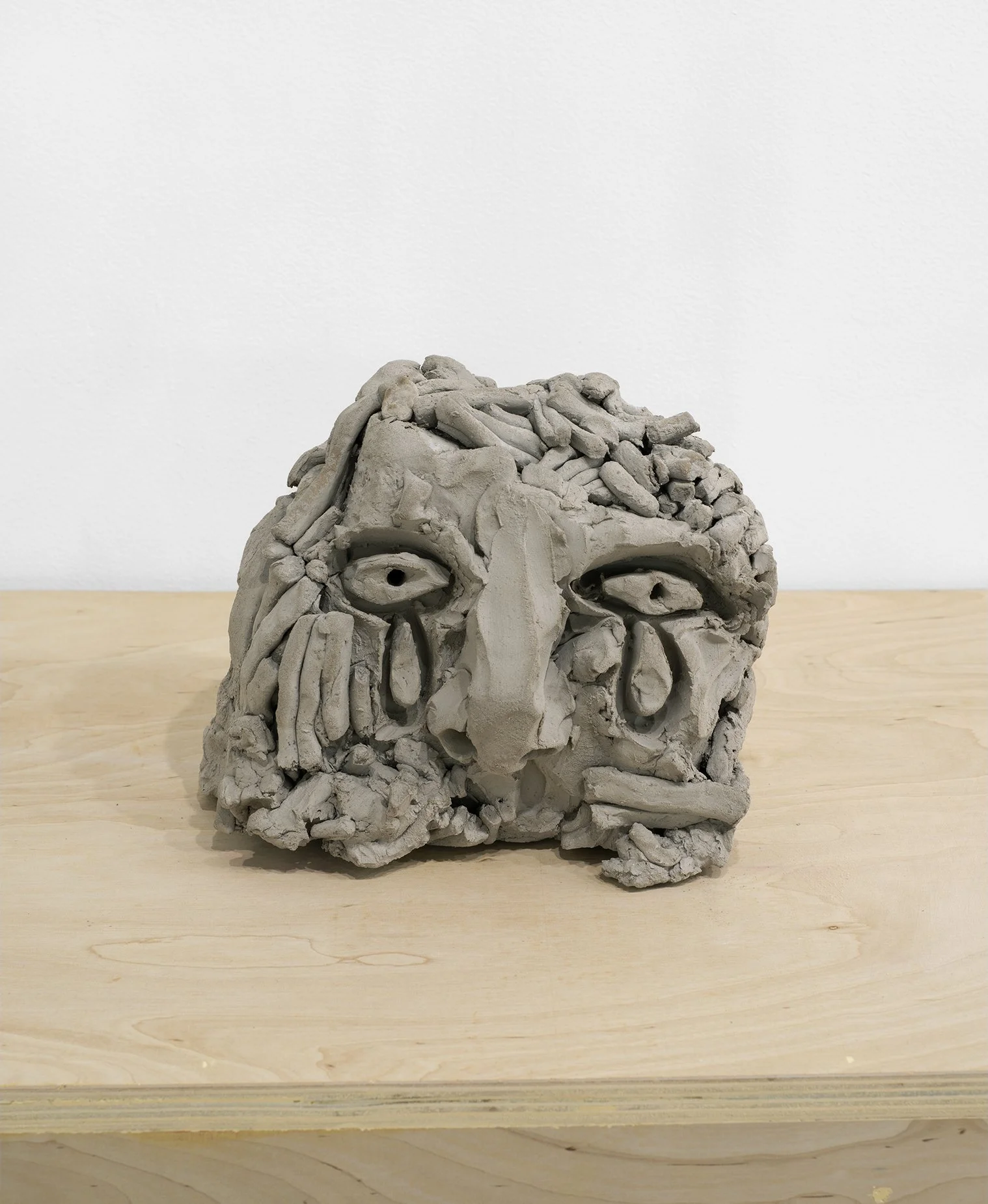 Crier (XVIII), Unfired clay, 6.5” X 8” X 5”, 2022 

Photo Credit: Joe DeNardo