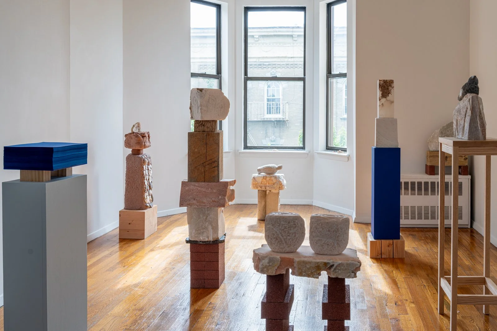 Installation view (i) of "Runes" at Putty's Coronation, Brooklyn, NY, 2024

Photo credit: Benjamin Koditschek