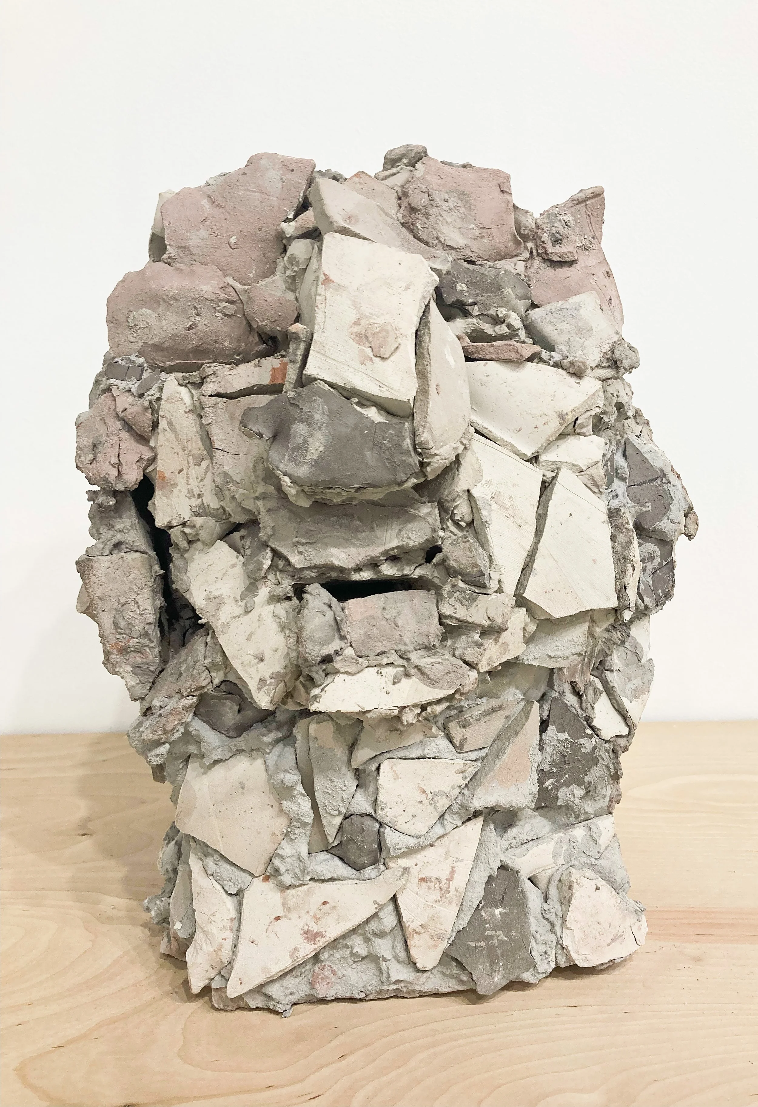 Crier (XIV), Unfired clay, 10.5” X 9” X 8”, 2022 

Photo Credit: Laura Zaveckaite