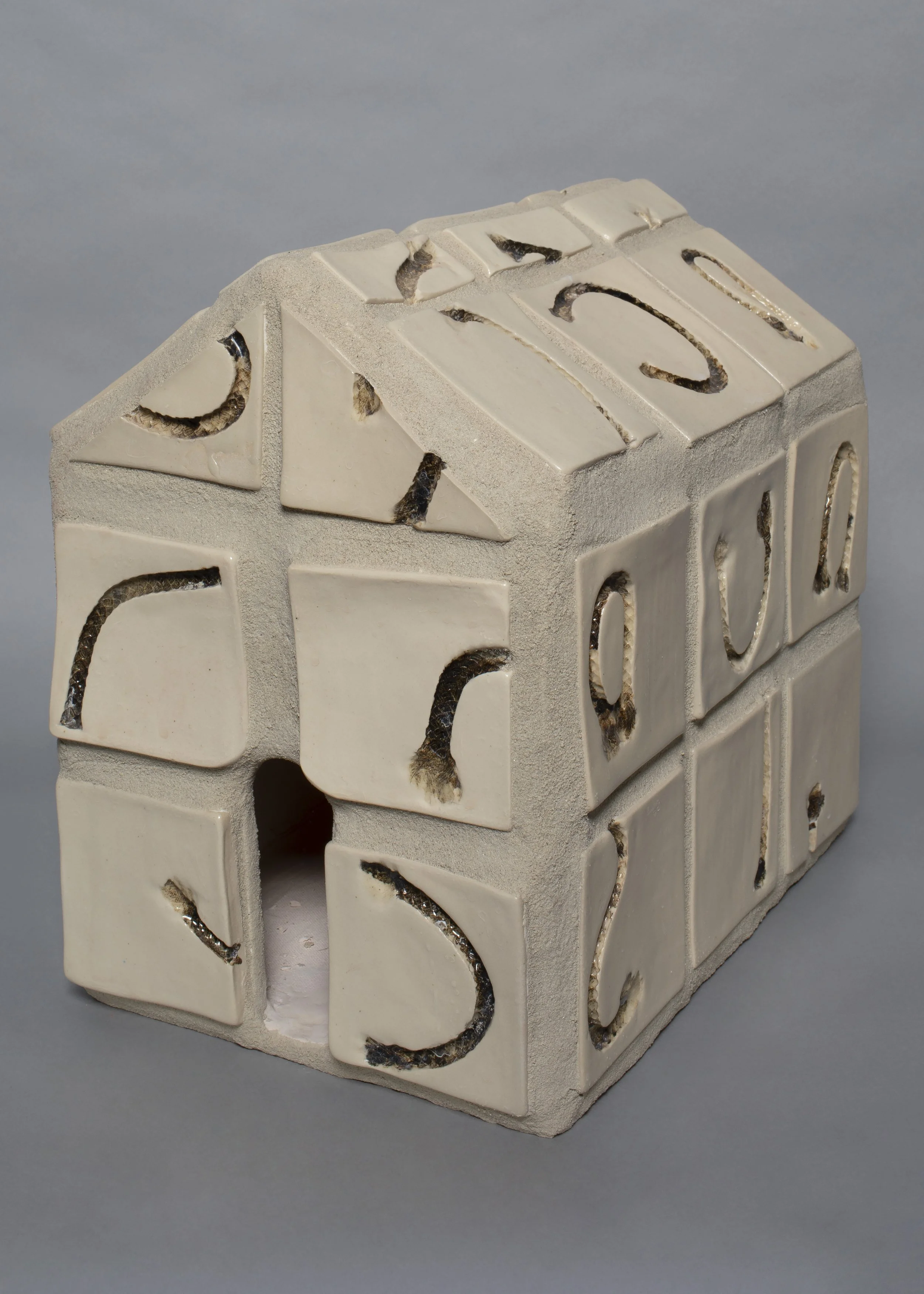 
The House Of Language, Glazed Ceramic, 13” X 6” X 12”, 2021