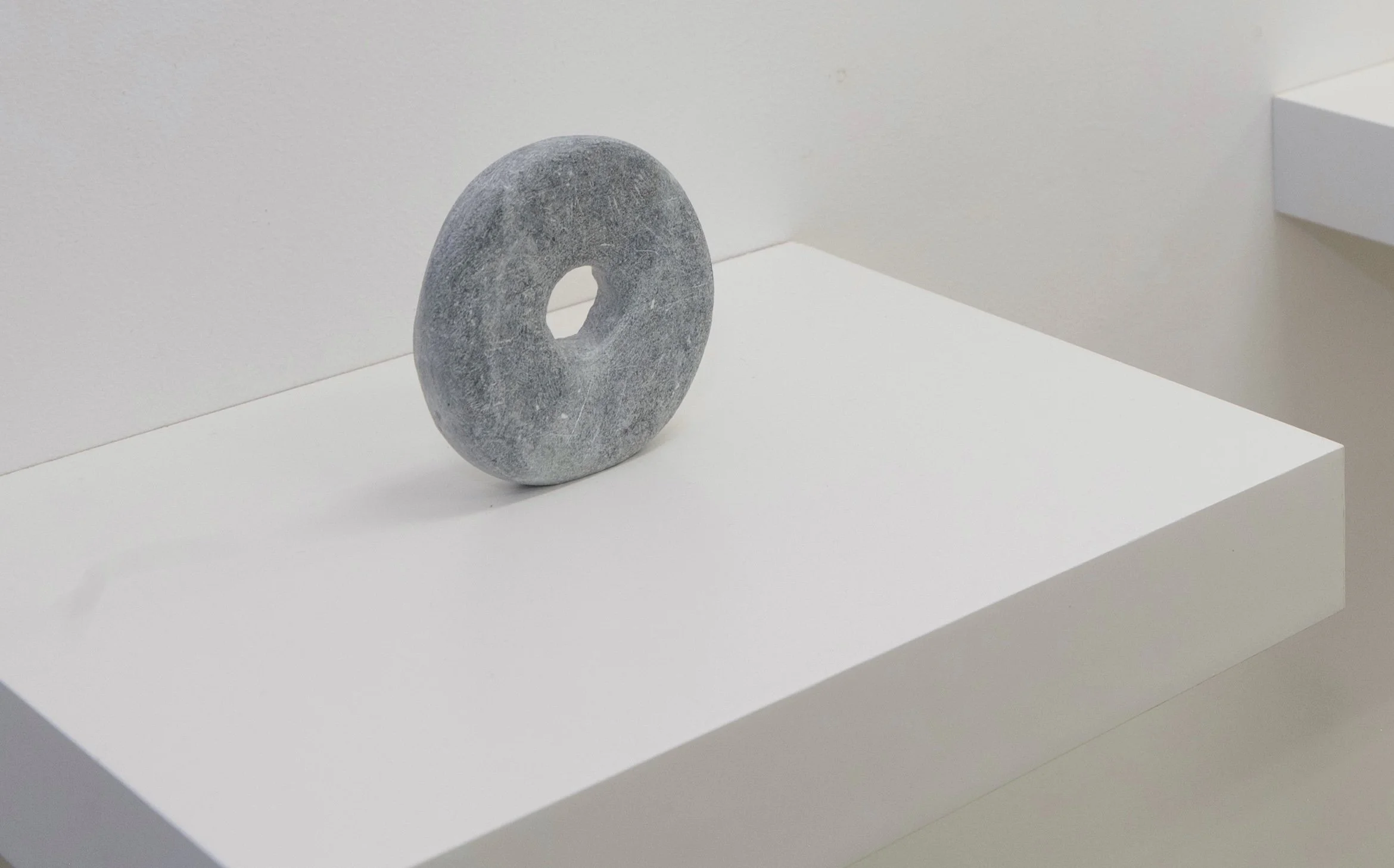 (A void that drops like bread), 2025, Soapstone, 3.5” x 3” X .5”