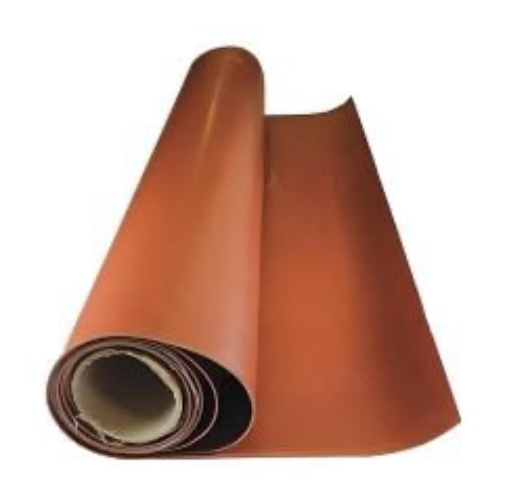 Red Rubber 1/8" Thick 36" Wide