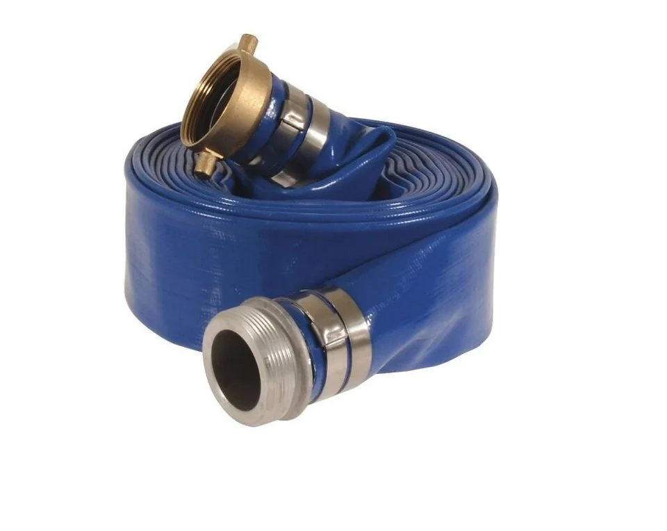 3" ID x 50 ft PVC Water Discharge Hose 70 PSI BL