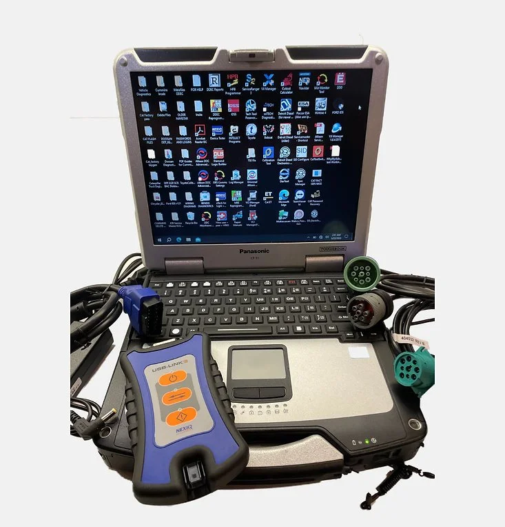 Diesel Diagnostic Laptop Scanner Truck Tuner Heavy Duty *2025 Kit Tool