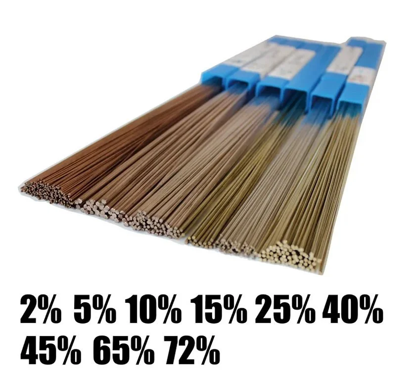 Silver Solder Wire Low Temperature Brazing Welding Rods 2% 5% 10% 15% 25% 40% 45