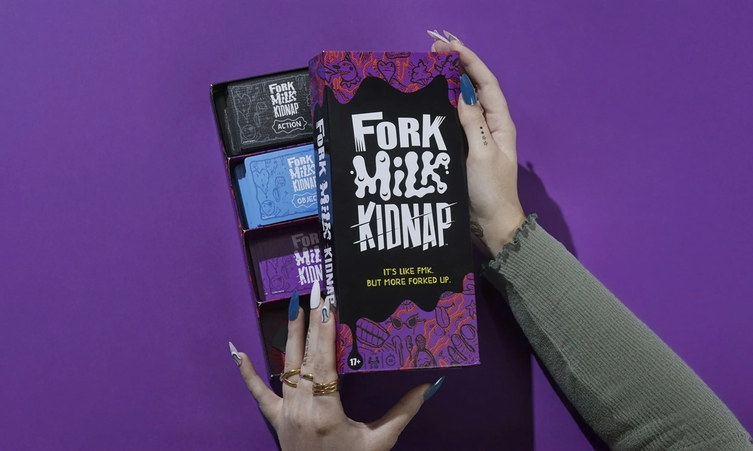 Fork Milk Kidnap Branding