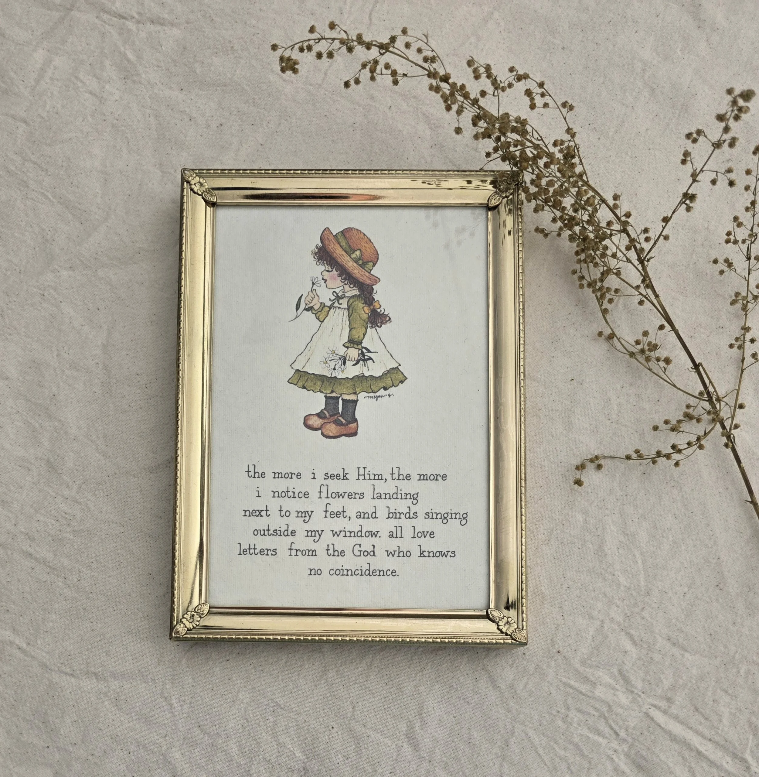 "The More I Seek Him" 5x7 Framed Art