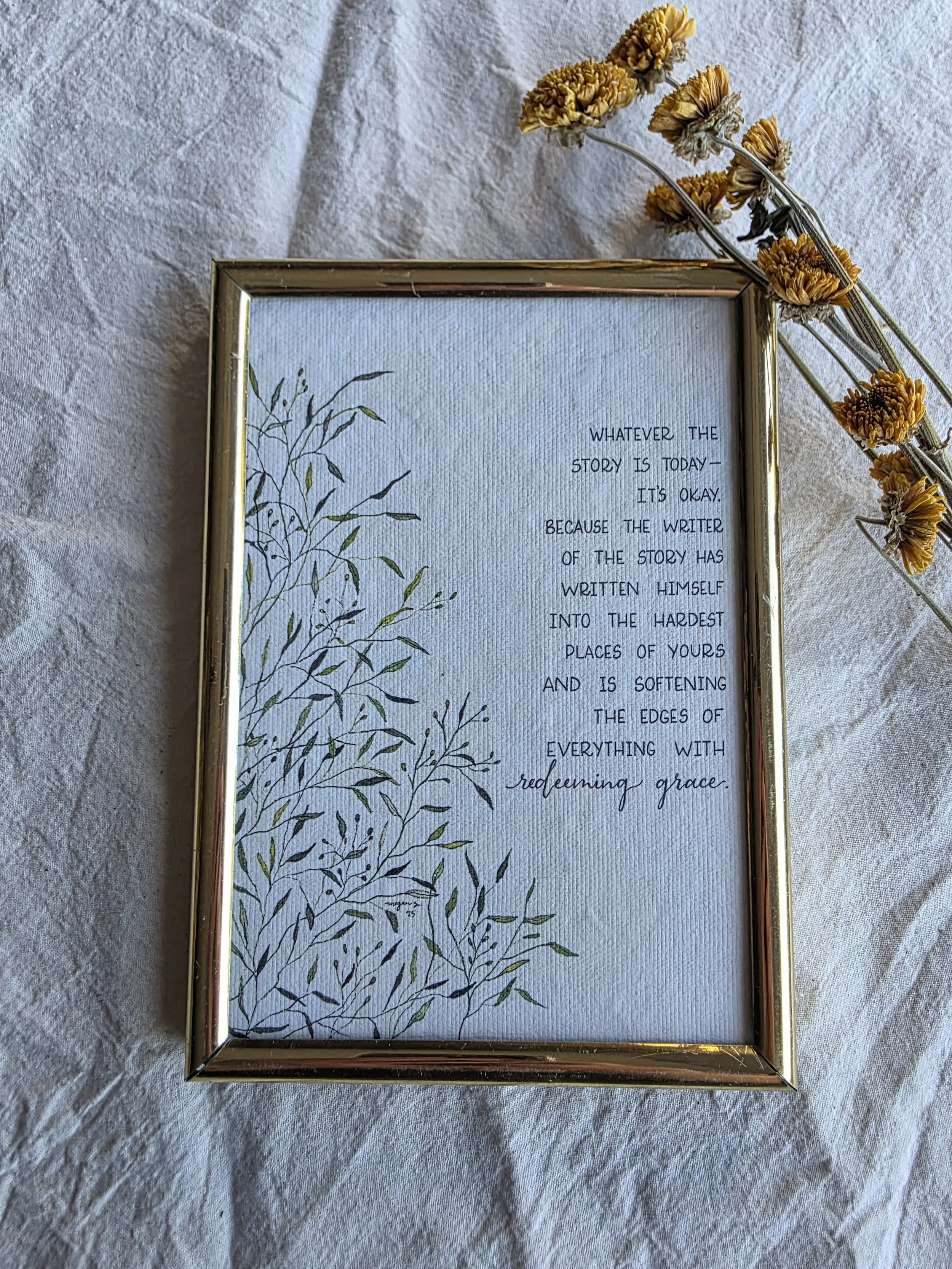 "Redeeming Grace" 5x7 Framed Art