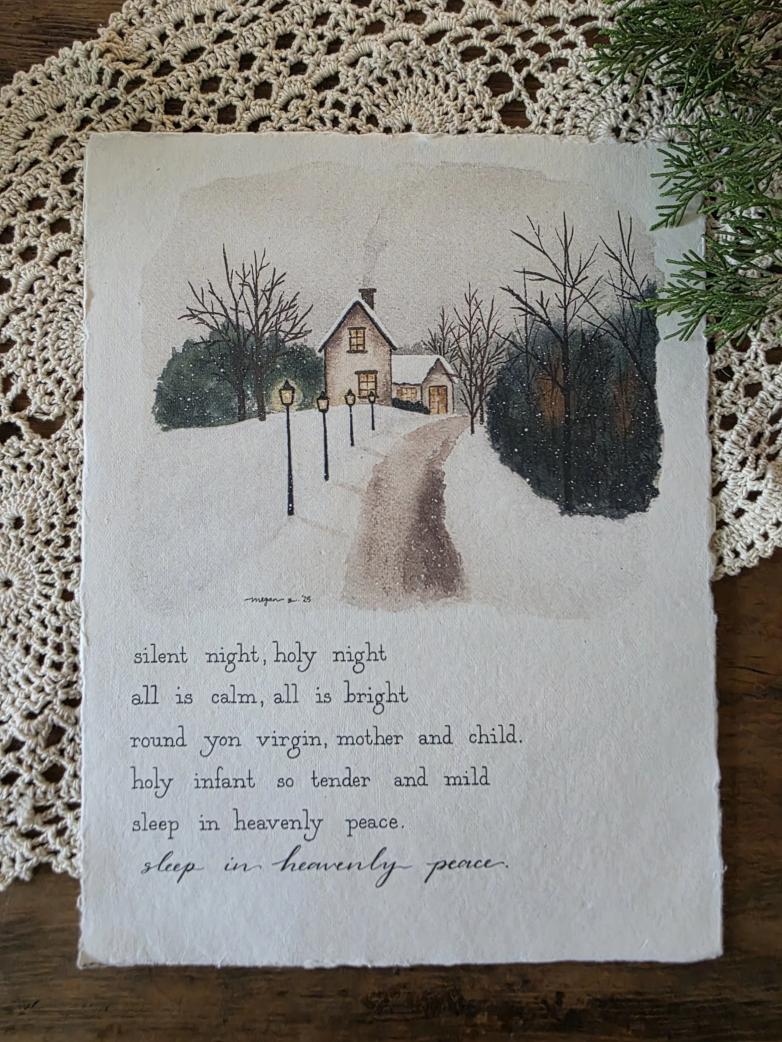 Sleep in Heavenly Peace Print