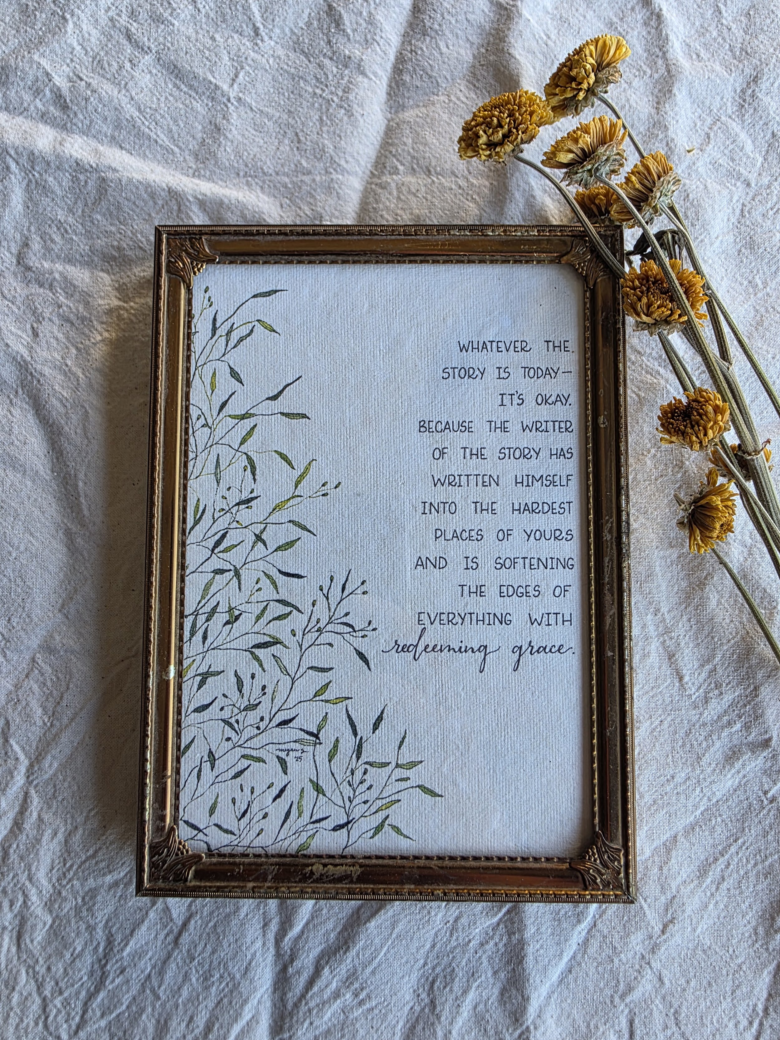 "Redeeming Grace" 5x7 Framed Art