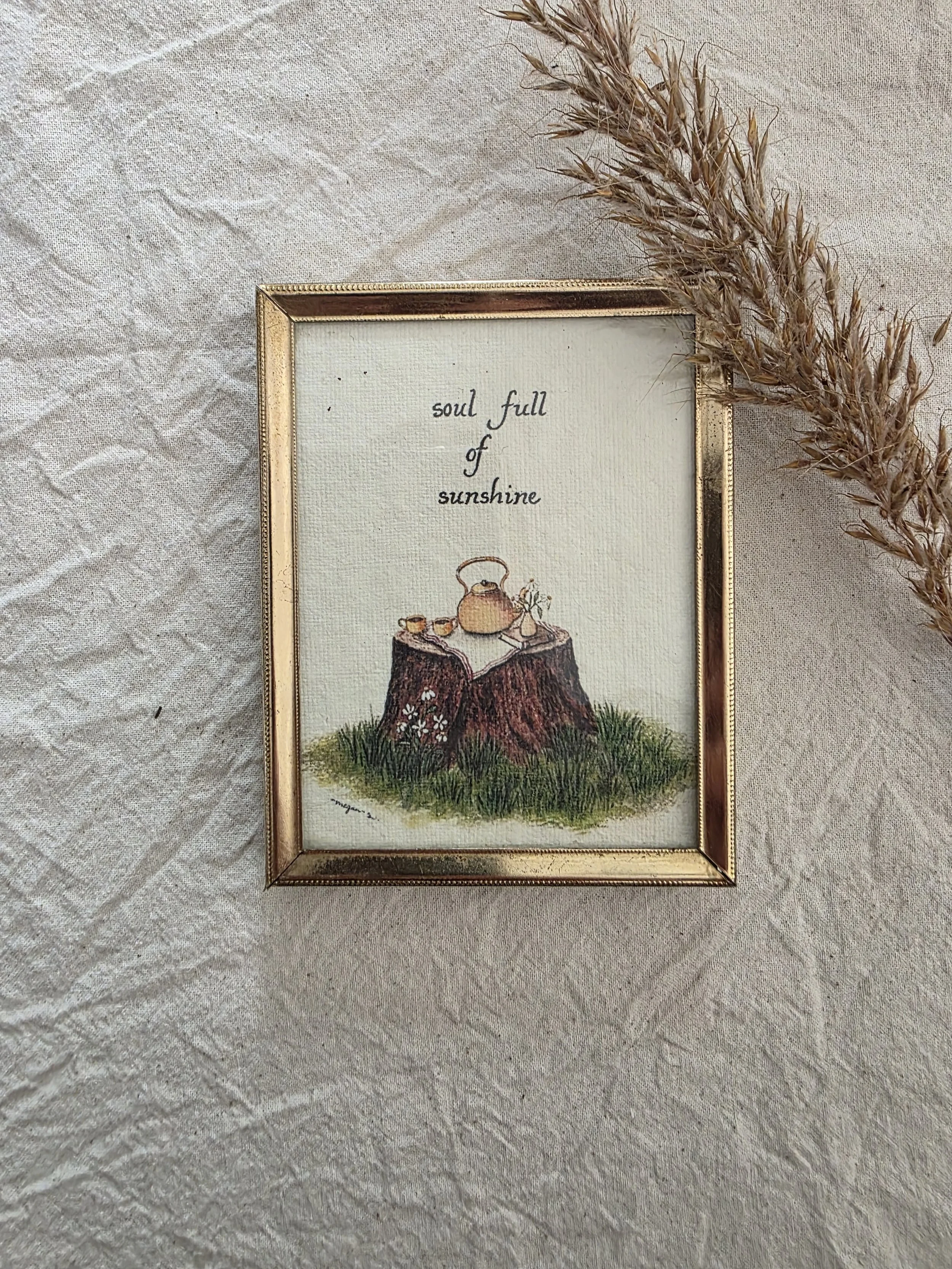 "Soul Full of Sunshine" small frame