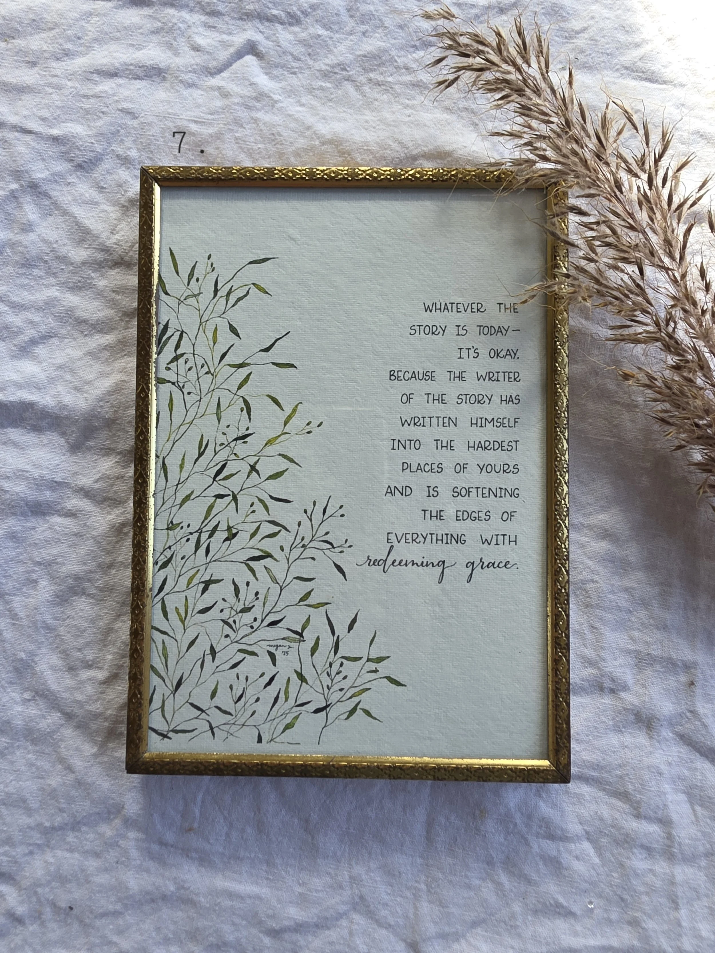 "Redeeming Grace" 5x7 Framed Art