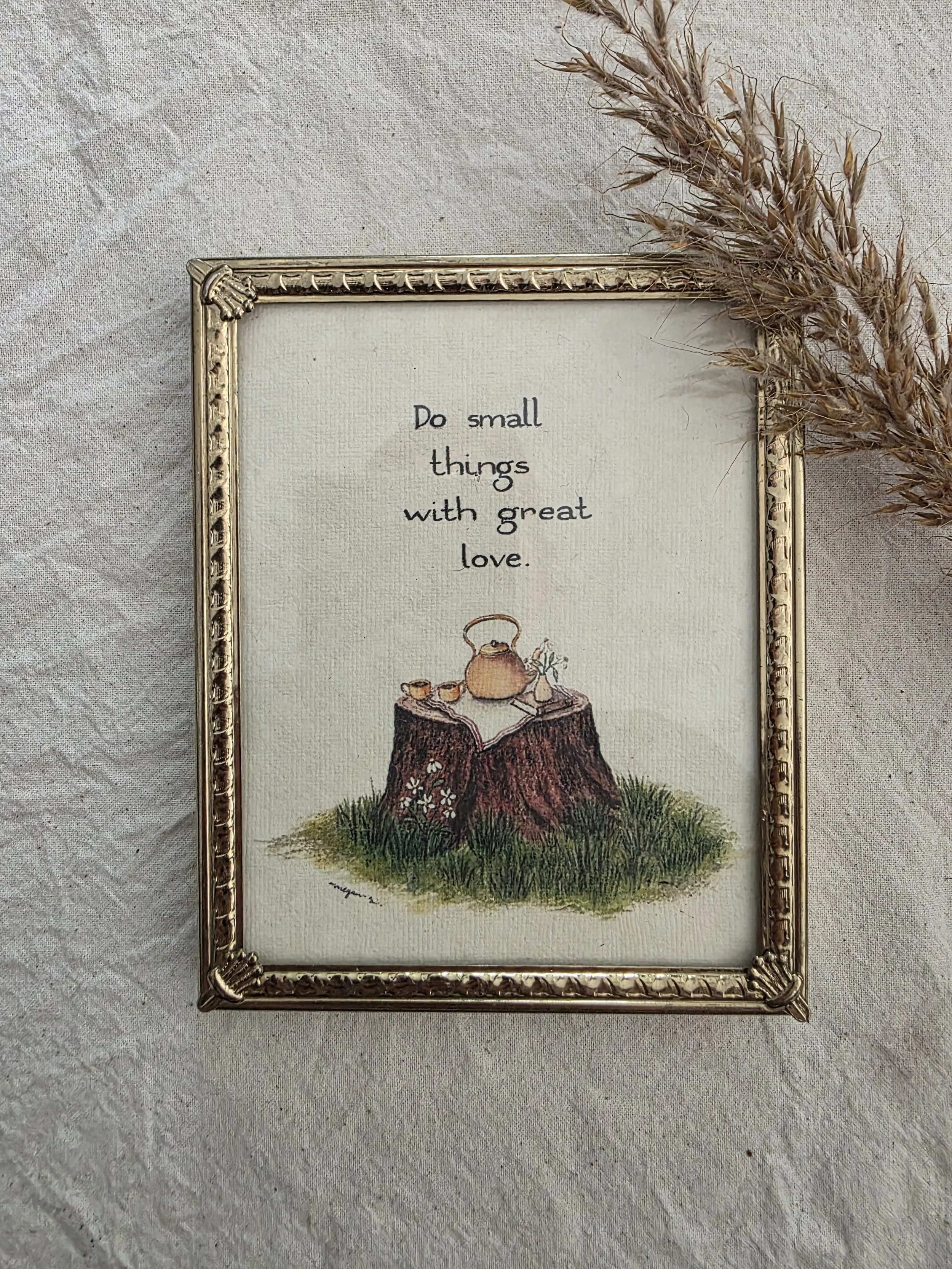 "Do Small Things" small frame