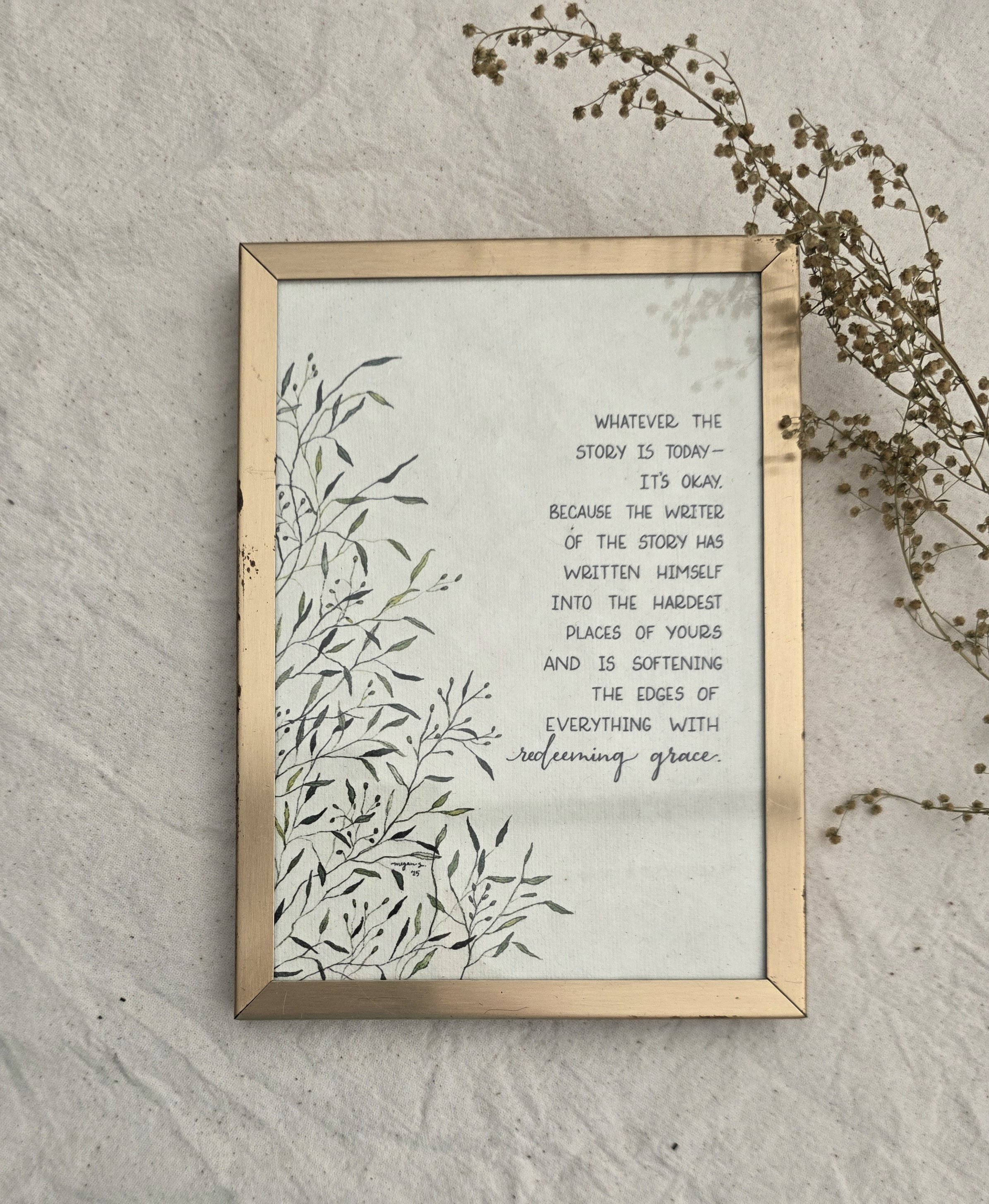 "Redeeming Grace" 5x7 Framed Art