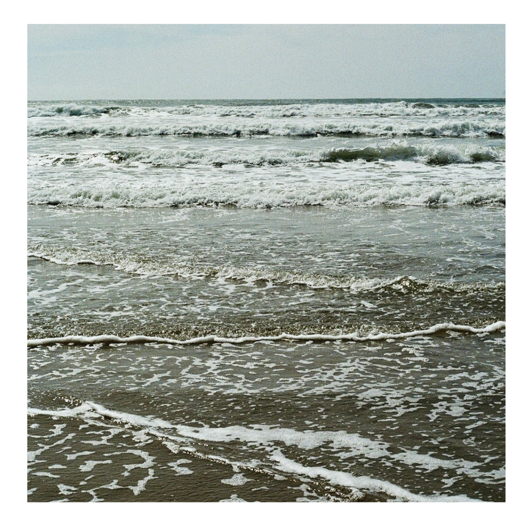 Cambria Ocean Layers - 35mm Film Print with frame