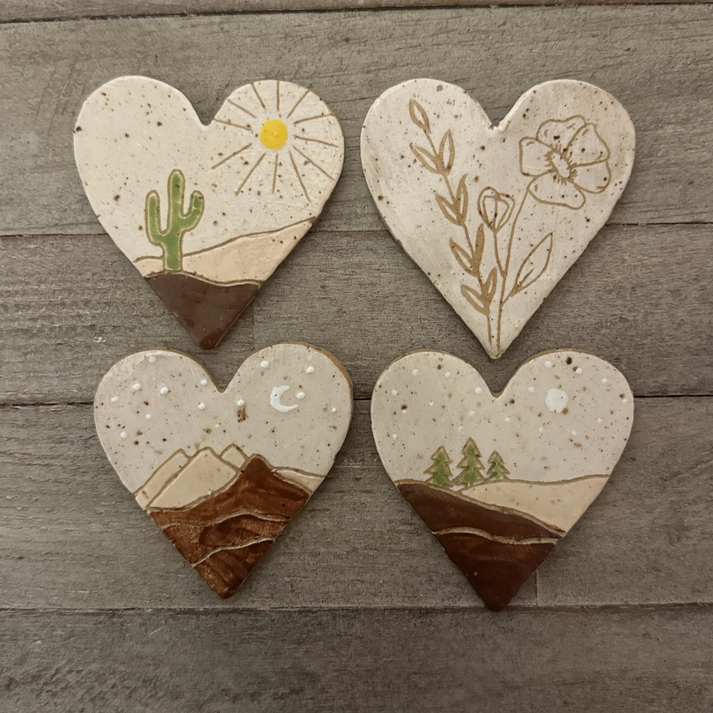 Heart magnet (designs)