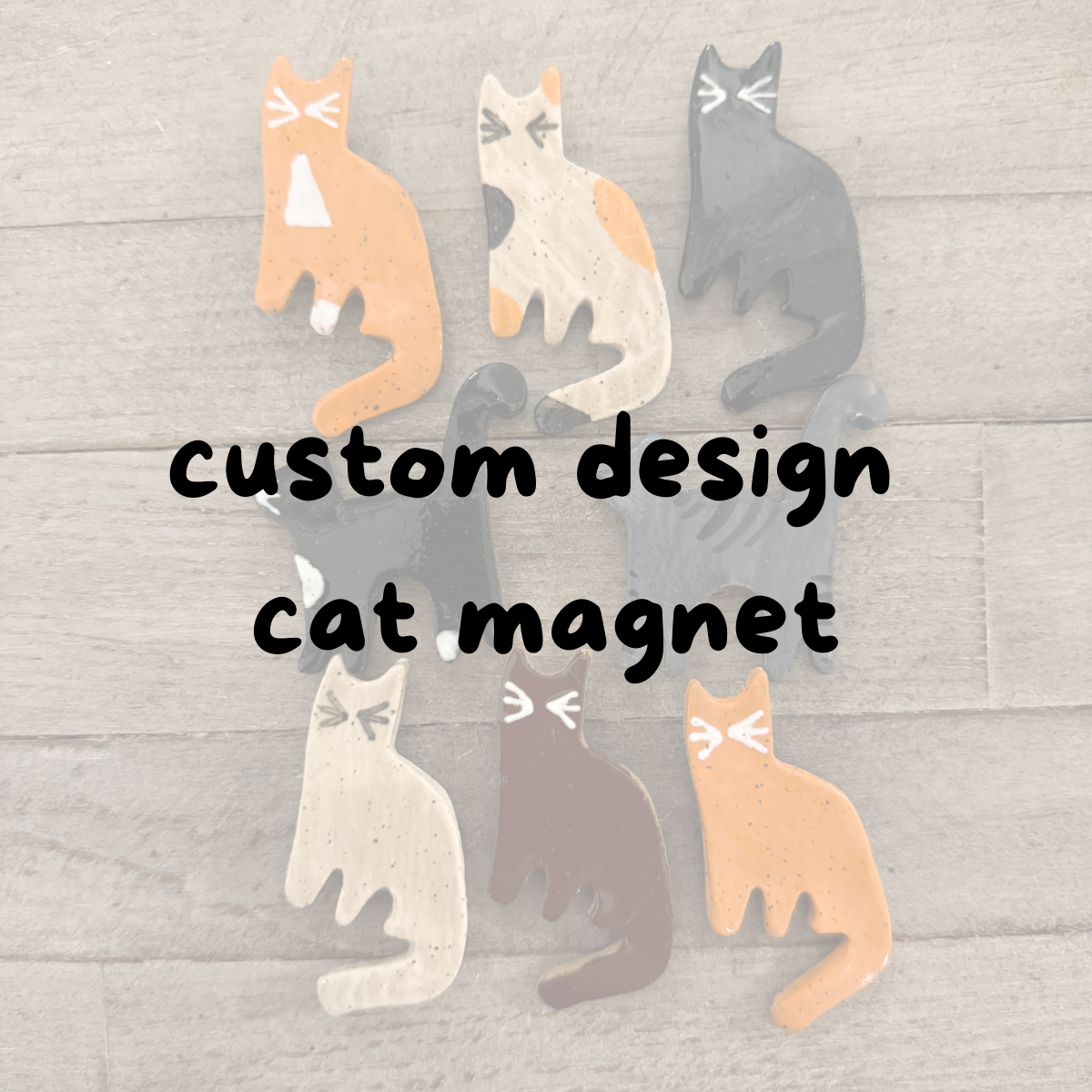 Custom design cat magnet